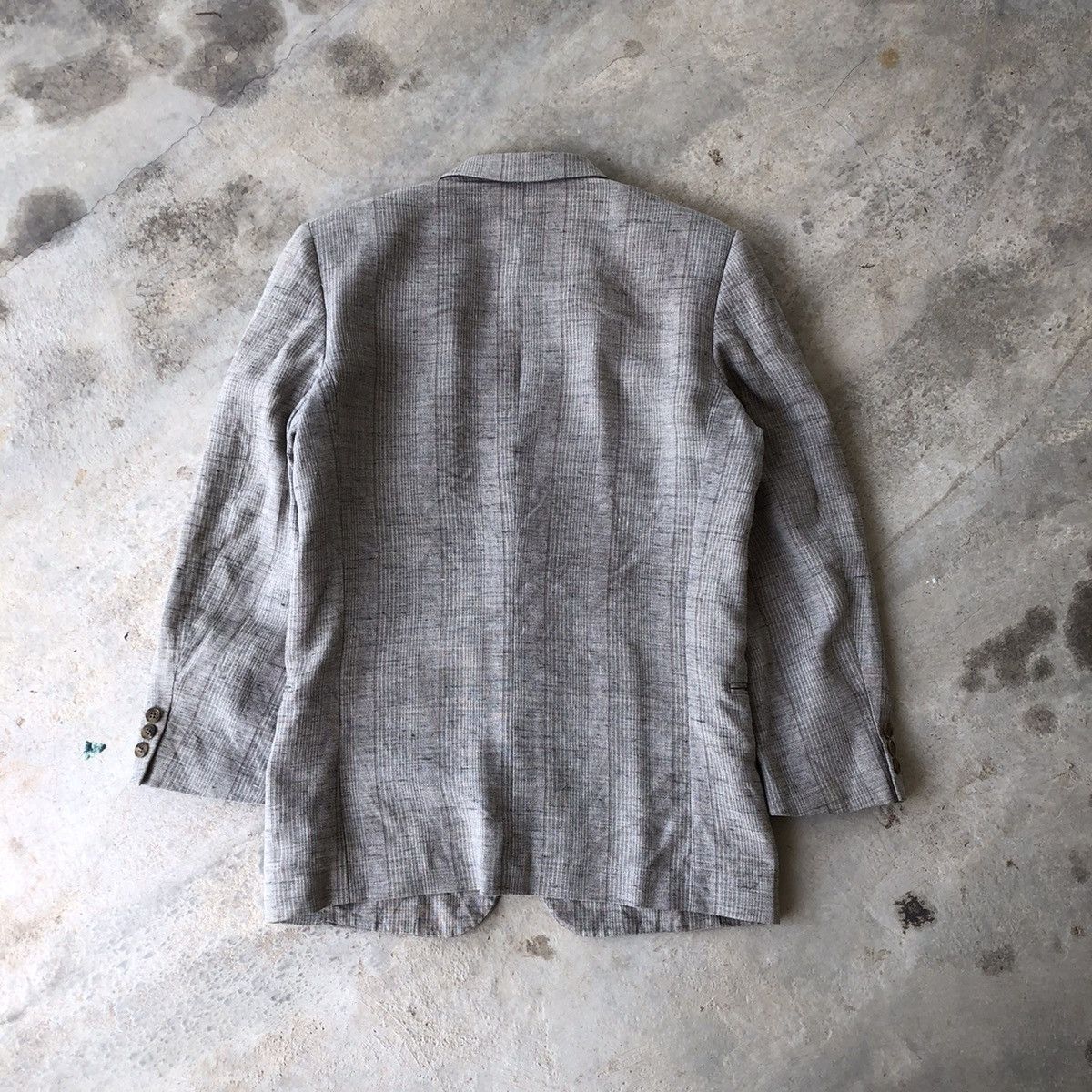 Japanese Brand × Yves Saint Laurent YVES SAINT LAURENT Plaid Blazer Coat Size 44R - 3 Thumbnail