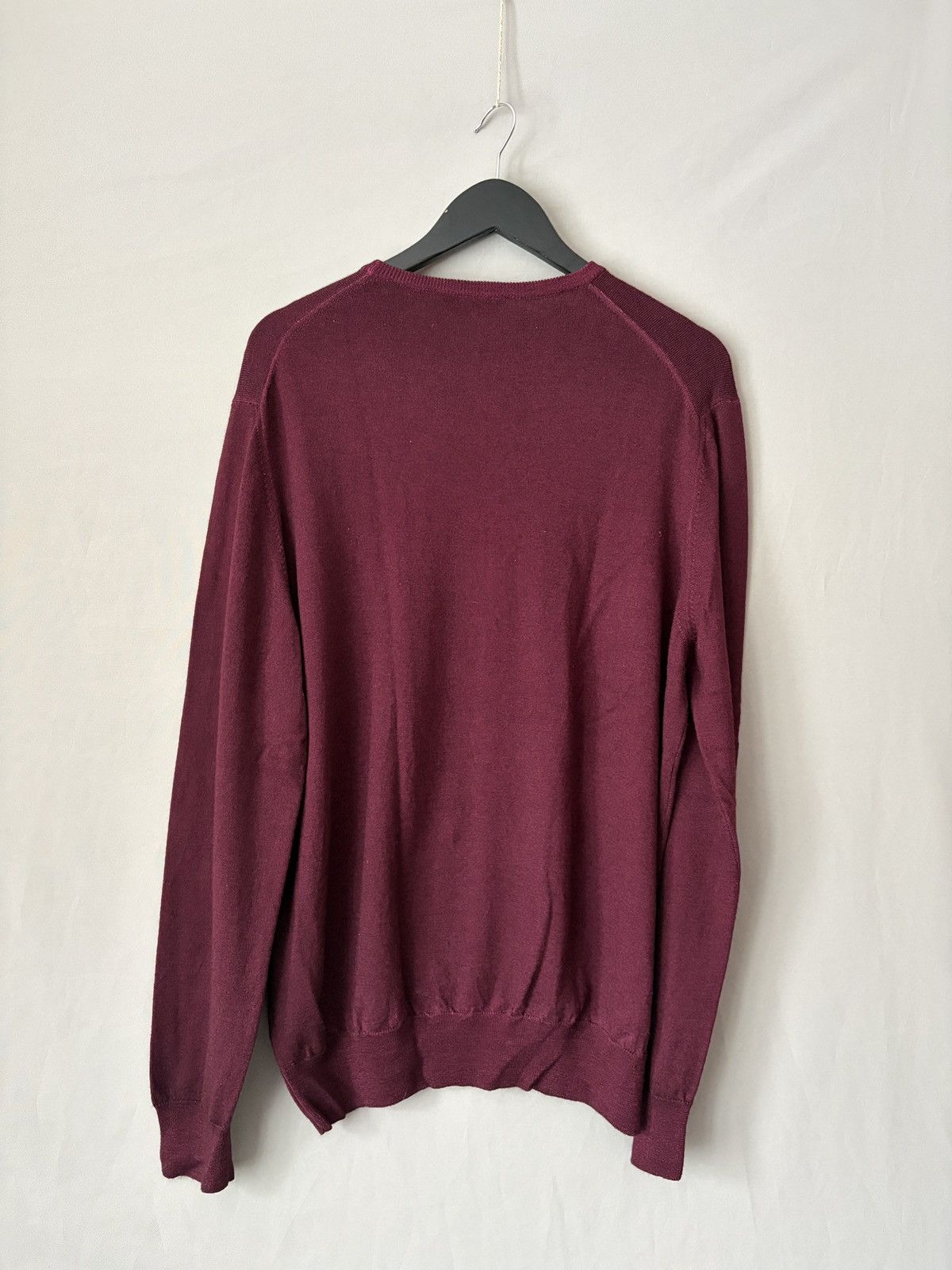 Gran Sasso Gran Sasso Burgundy Red Wool Sweater Pullover Size US XL / EU 56 / 4 - 10 Thumbnail