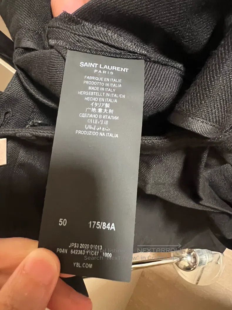 Saint Laurent Paris Saint Laurent Paris Black Casual Pants Size US 34 / EU 50 - 3 Thumbnail