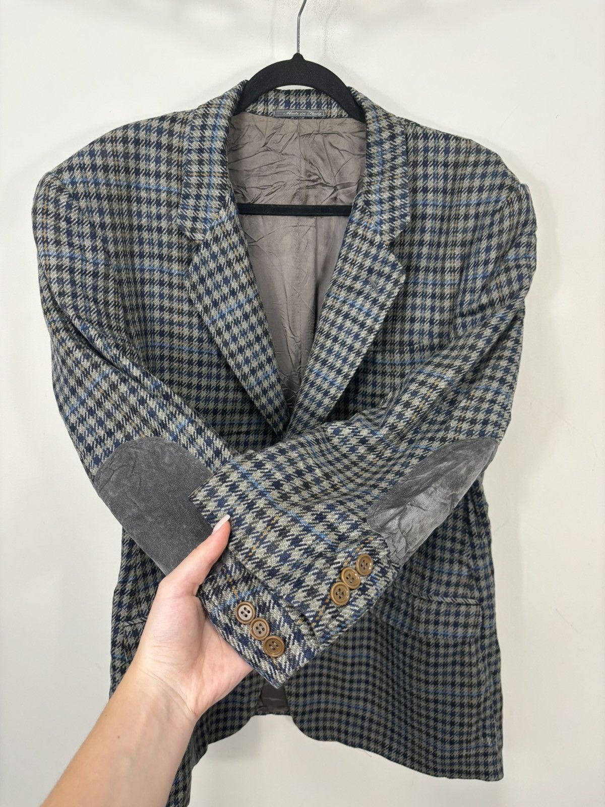 Loro Piana Vintage Nino Danieli Loro Piana Ing Cashmere Blazer Jacket Size 46R - 9 Thumbnail
