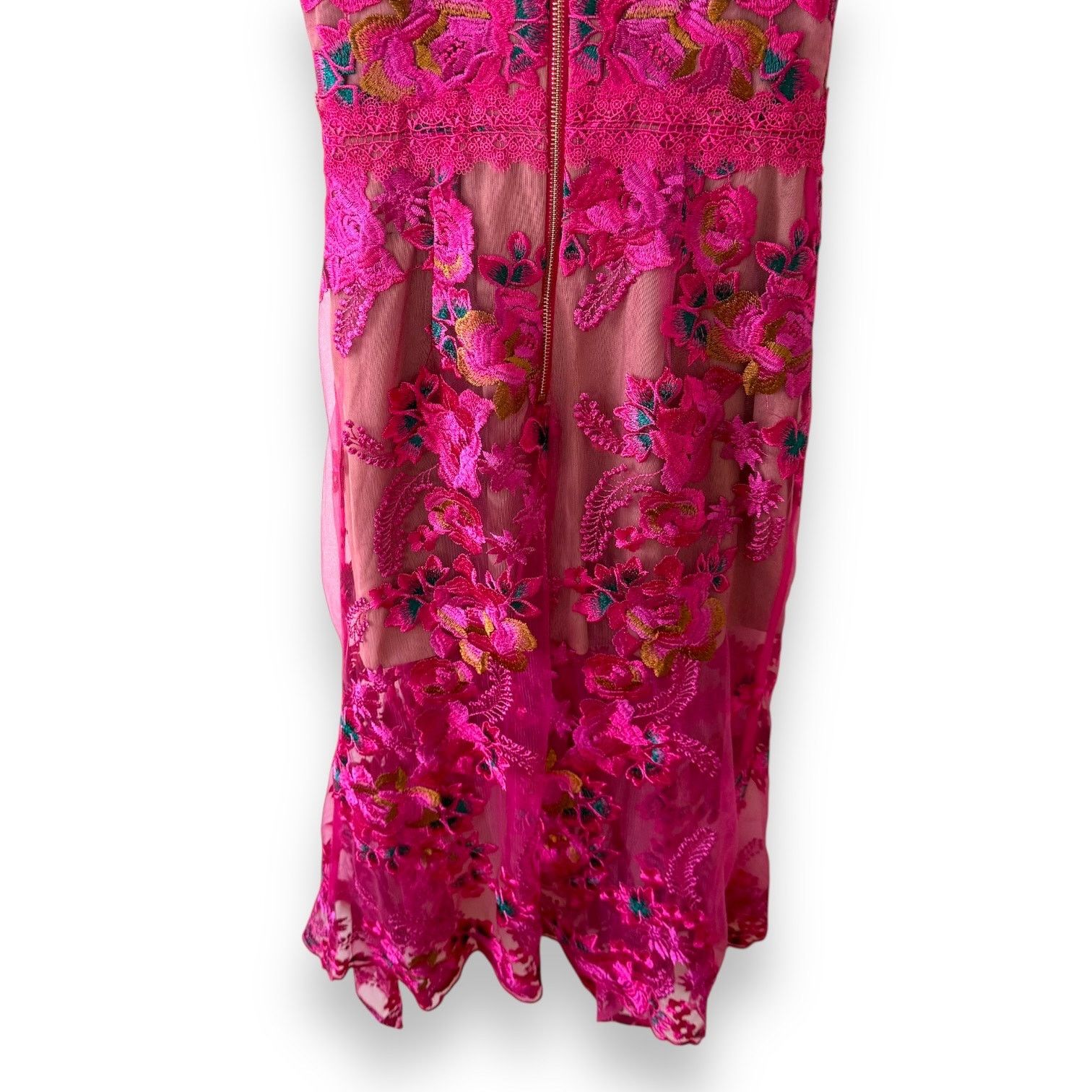 bronx and banco eva midi dress Bronx And Banco New Eva Midi Gown In Fuchsia Size M
