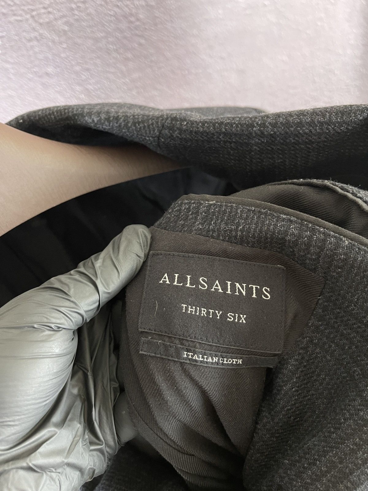 Allsaints Allsaints Thirty six Barley checkered coat Italian cloth Size US S / EU 44-46 / 1 - 11 Thumbnail