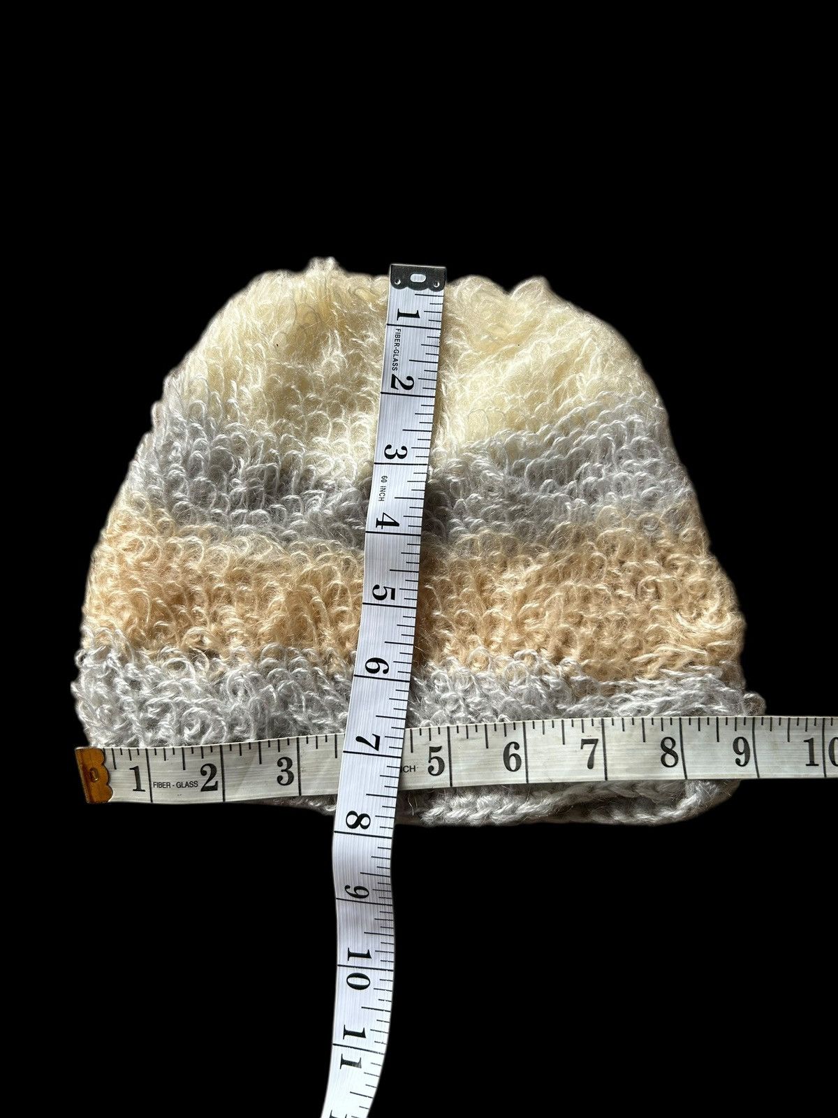 Kapital Crochet Knitted Hairy Mohair Fur Beanie Hats Size ONE SIZE - 5 Thumbnail