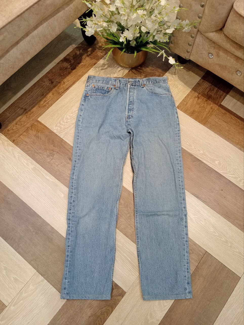 Levi's VINTAGE LEVI'S 501 X SONIC LAB REBUILD JEANS - SIZE 32 Size 31" - 4 Thumbnail