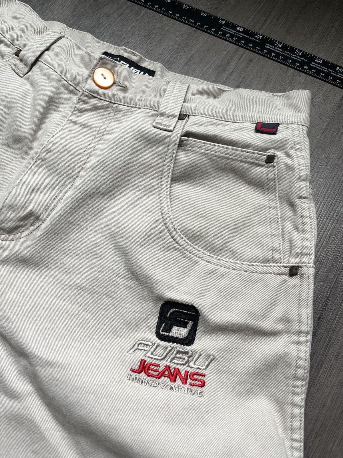 Fubu Y2K Fubu Jeans “Innovative” Baggy Cargo Shorts (Sz.34) Size US 34 / EU 50 - 4 Thumbnail