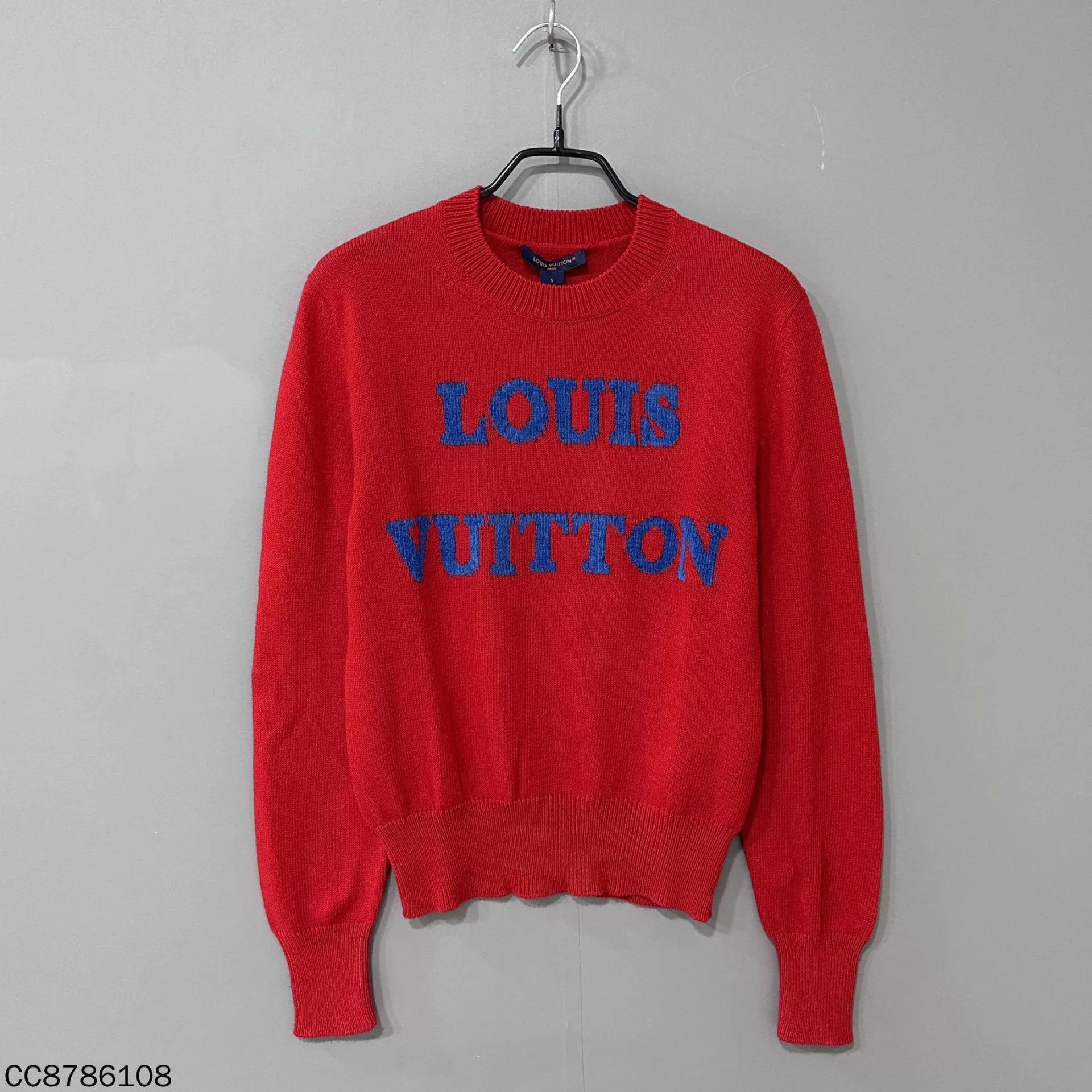 Louis Vuitton LV ss23 logo knit sweater size S Size S / US 4 / IT 40 - 1 Thumbnail