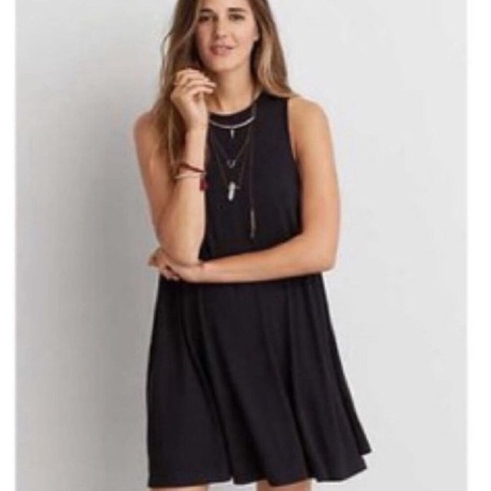 American Eagle Outfitters American Eagle Tank Swing Dress with keyhole back Size M / US 6-8 / IT 42-44 - 1 Thumbnail