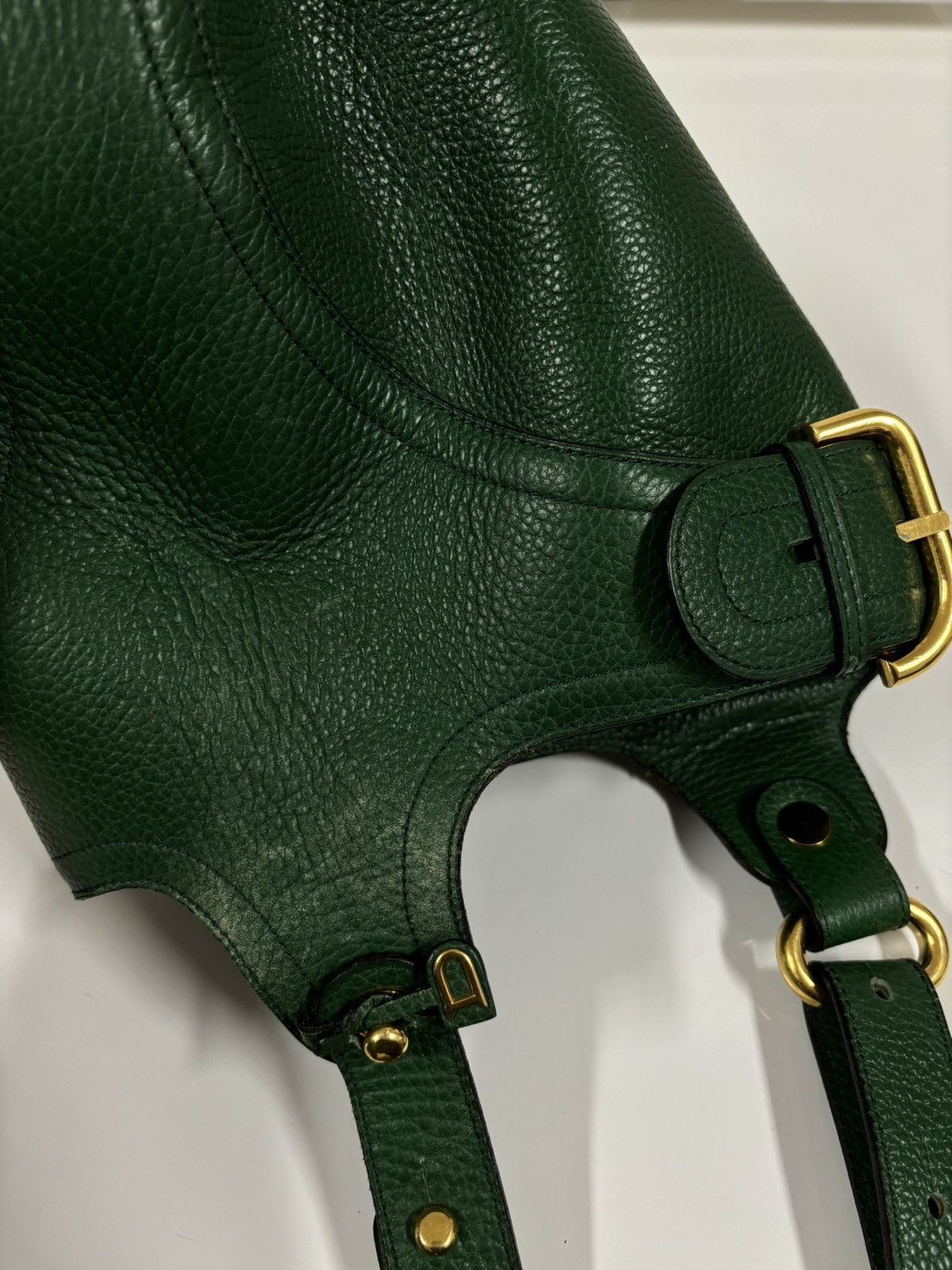 Delvaux RARE 1997 Souverain Leather Gold Hardware Shoulder Hand Bag Size ONE SIZE - 24 Thumbnail