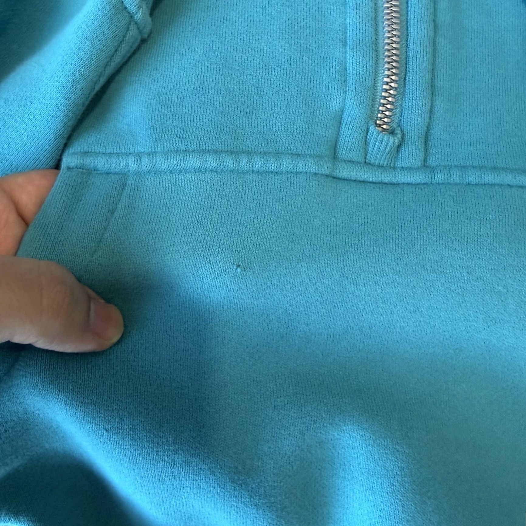 Lululemon Lululemon Scuba Oversized Funnel Neck XS/S Blue Fleece Pullover Yoga Athleisure Jacket Womens Small Short Blue Logo Zipper Size S / US 4 / IT 40 - 7 Thumbnail