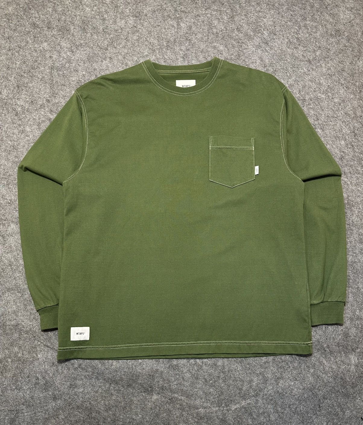 Wtaps WTAPS Blank long sleeve t-shirt in a chest pocket. Size US M / EU 48-50 / 2 - 1 Thumbnail
