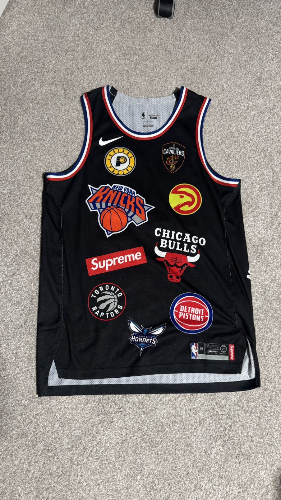 Nike Supreme Basketball Jersey | Grailed