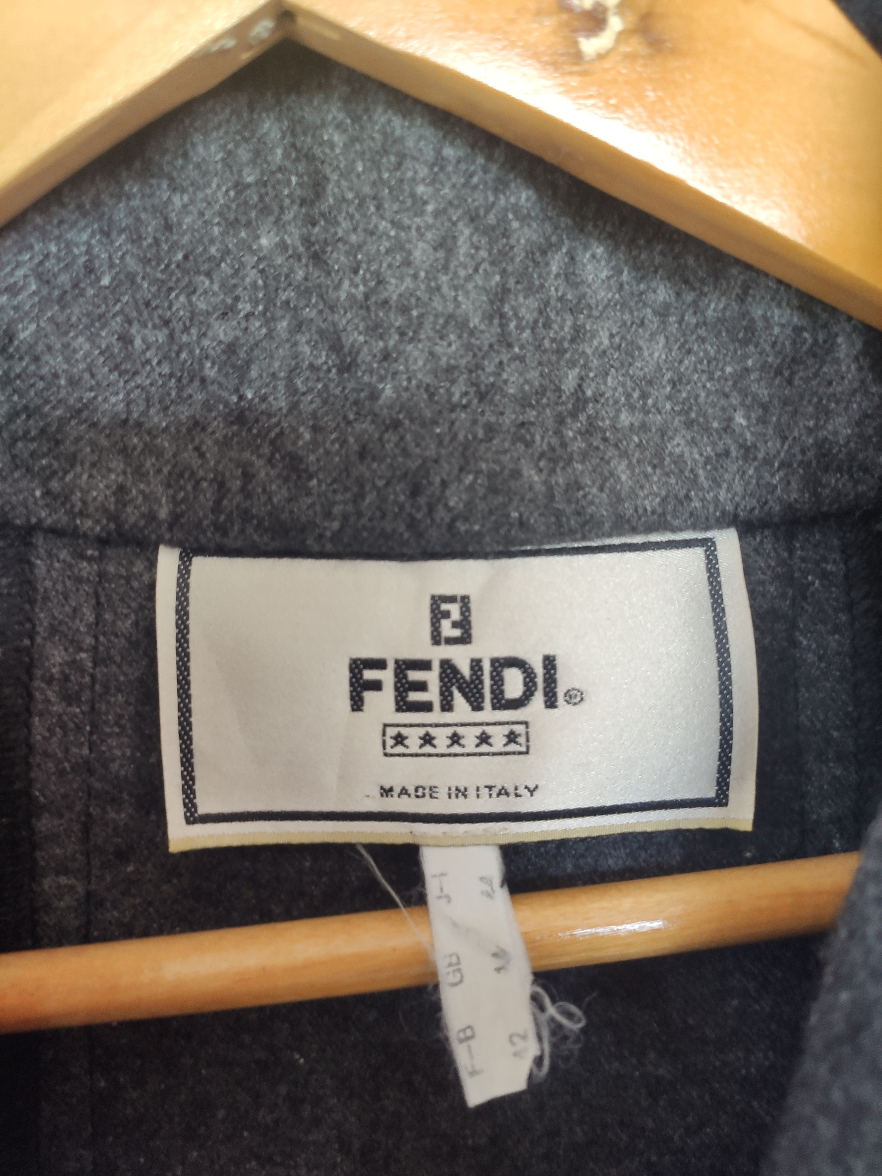 Fendi Fendi jacket wool double layer Size US L / EU 52-54 / 3 - 9 Thumbnail