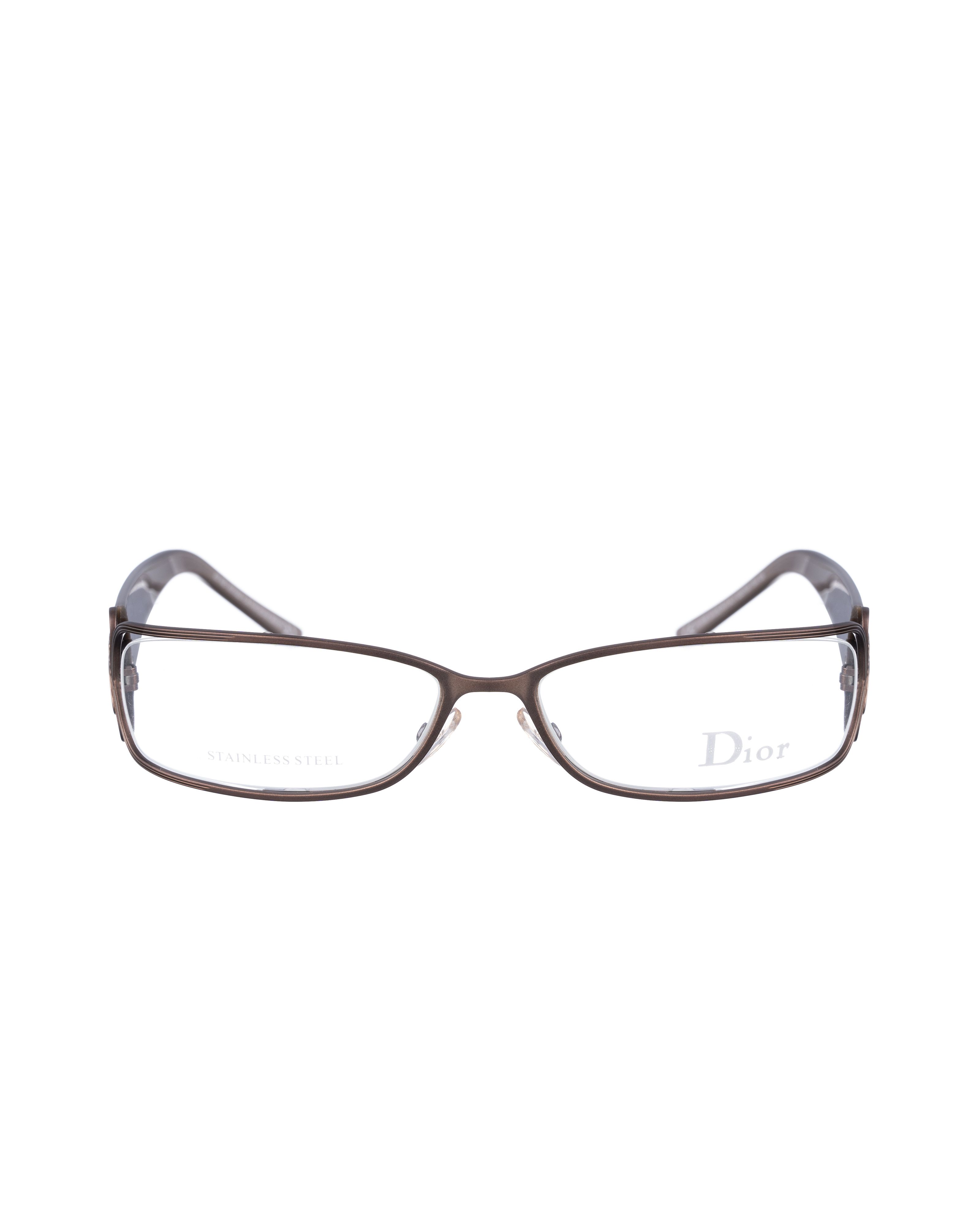 Dior 00s Vintage Metal Glasses with Grey Temples