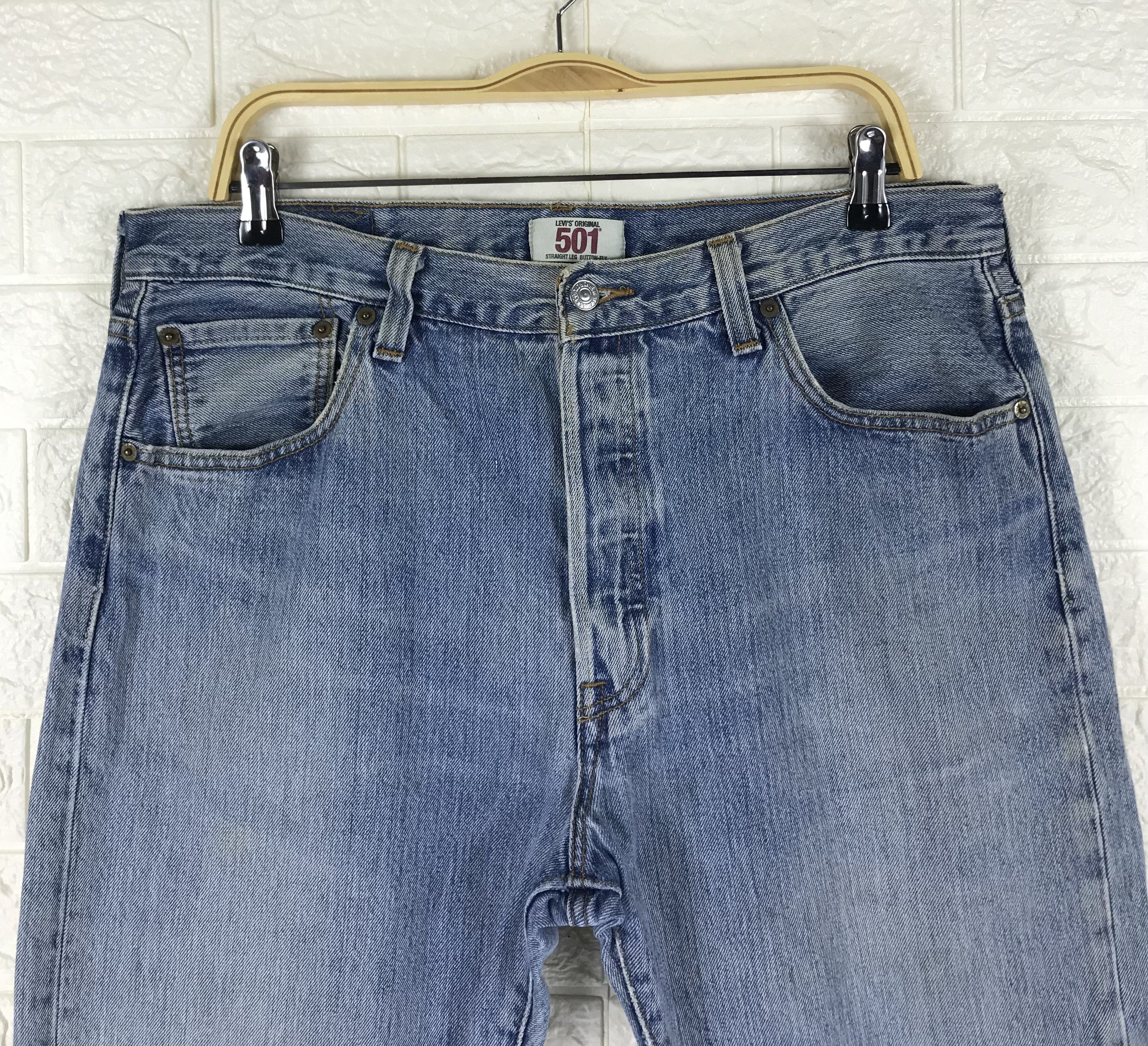 Levi's Vintage Levi's 501 Washed Jeans Size US 36 / EU 52 - 2 Thumbnail