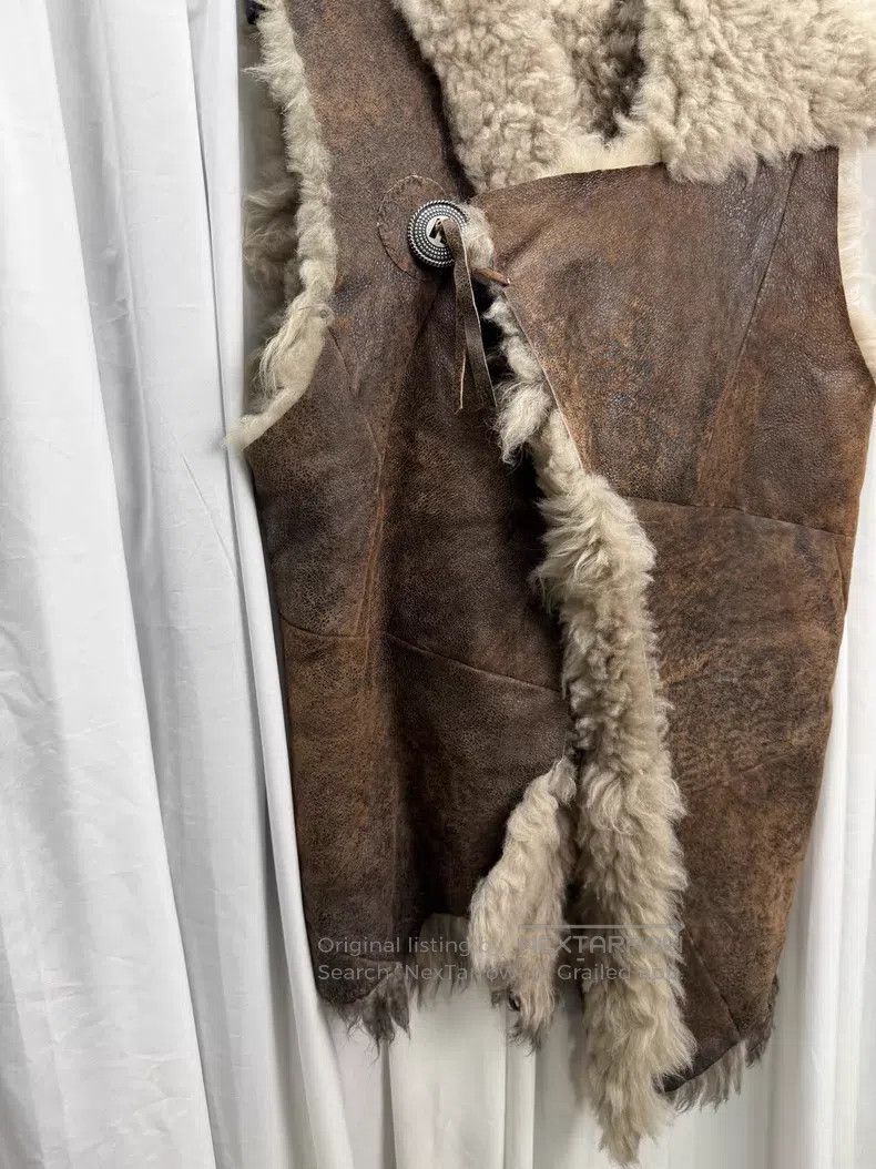 Ann Demeulemeester Ann Demeulemeester Asymmetrical Cut Fur Vest Size US M / EU 48-50 / 2 - 2 Thumbnail