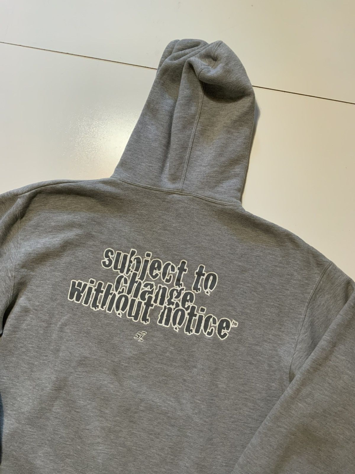 Vintage 90s 57 Fake Subject To Change Without Notice Skate Hoodie Size US XL / EU 56 / 4 - 4 Thumbnail