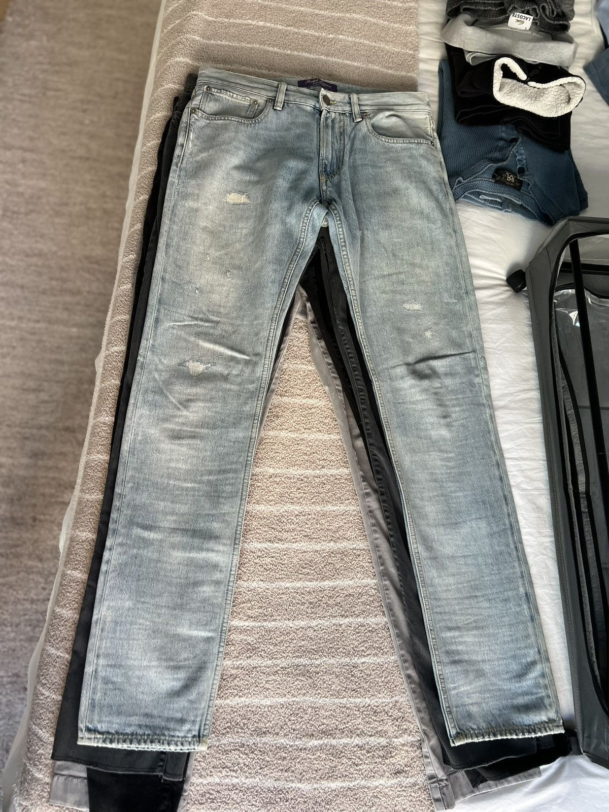 Ralph Lauren Purple Label Ralph Lauren Purple Label Size 32/34 Blue Jeans Size US 32 / EU 48 - 9 Thumbnail