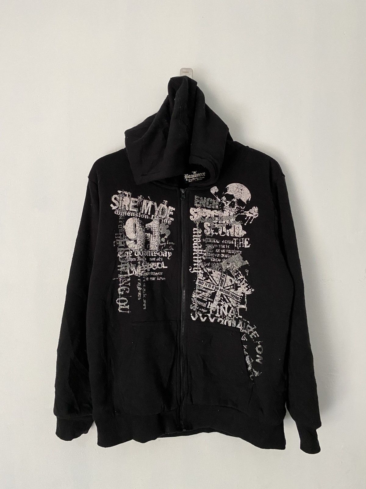 14th Addiction × If Six Was Nine × Le Grande Bleu (L.G.B.) 2000s Beaumere gothic poem hoodie Size US L / EU 52-54 / 3 - 1 Thumbnail