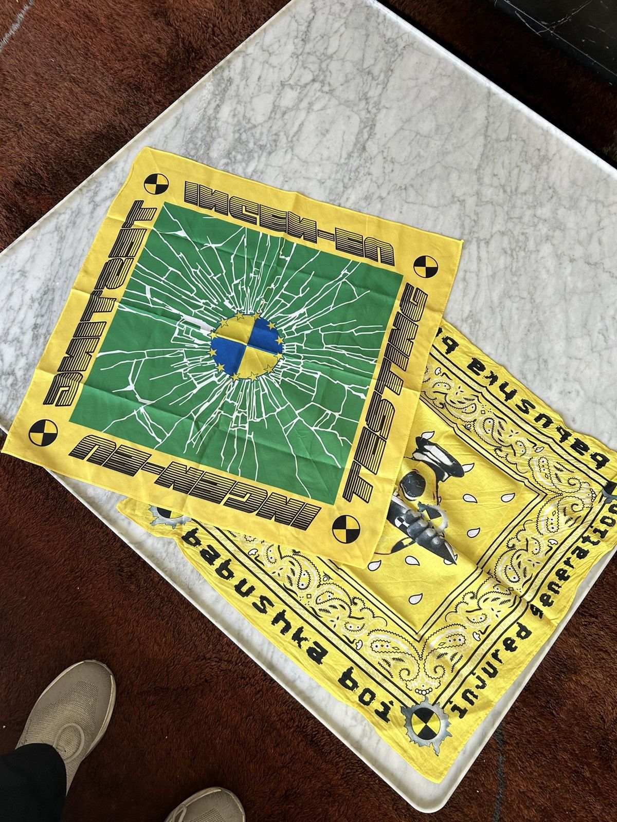 A$AP Rocky ASAP ROCKY AWGE Bandanas Size ONE SIZE - 1 Thumbnail