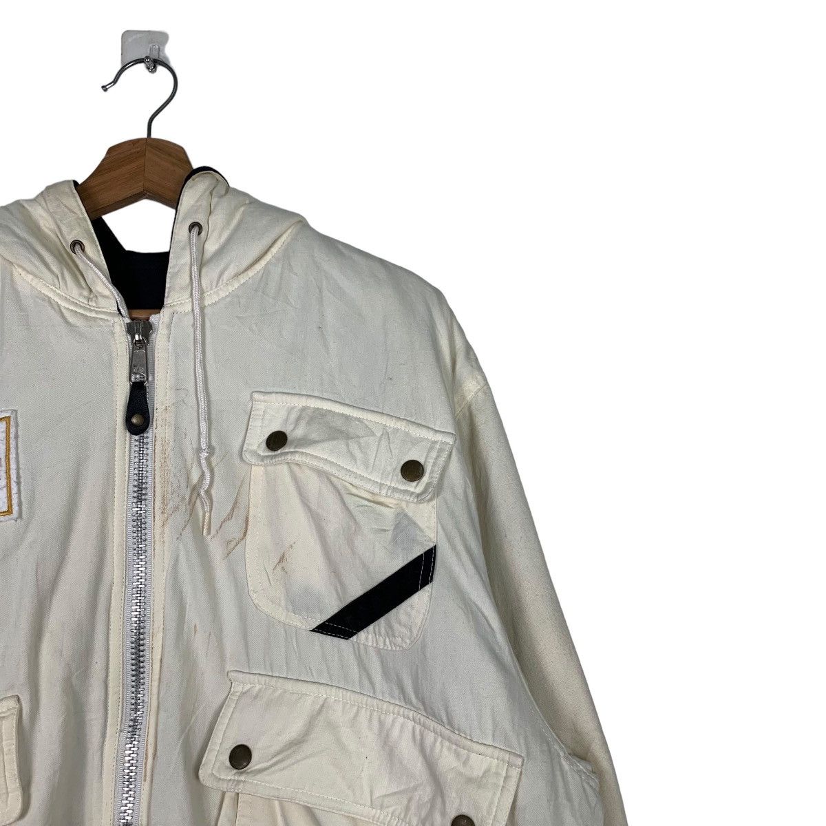Japanese Brand World Club Big Logo Reversible Hoodie Jacket #0260-C12 Size US L / EU 52-54 / 3 - 6 Thumbnail