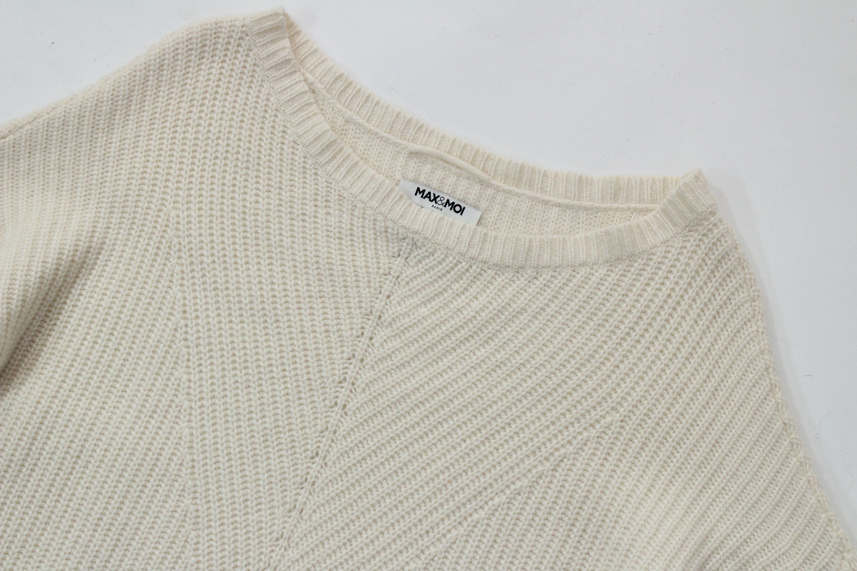 Other Max & Moi Paris 100% Cashmere Lace-Up Sweater Dress Size M / US 6-8 / IT 42-44 - 6 Thumbnail