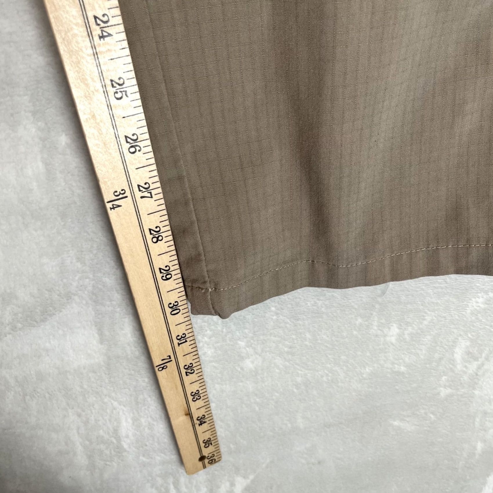 Vintage 5.11 Tactical Women's Cargo Pants 16 Khaki Straight Leg Workwear Ripstop Size 38" / US 16 / IT 52 - 4 Thumbnail