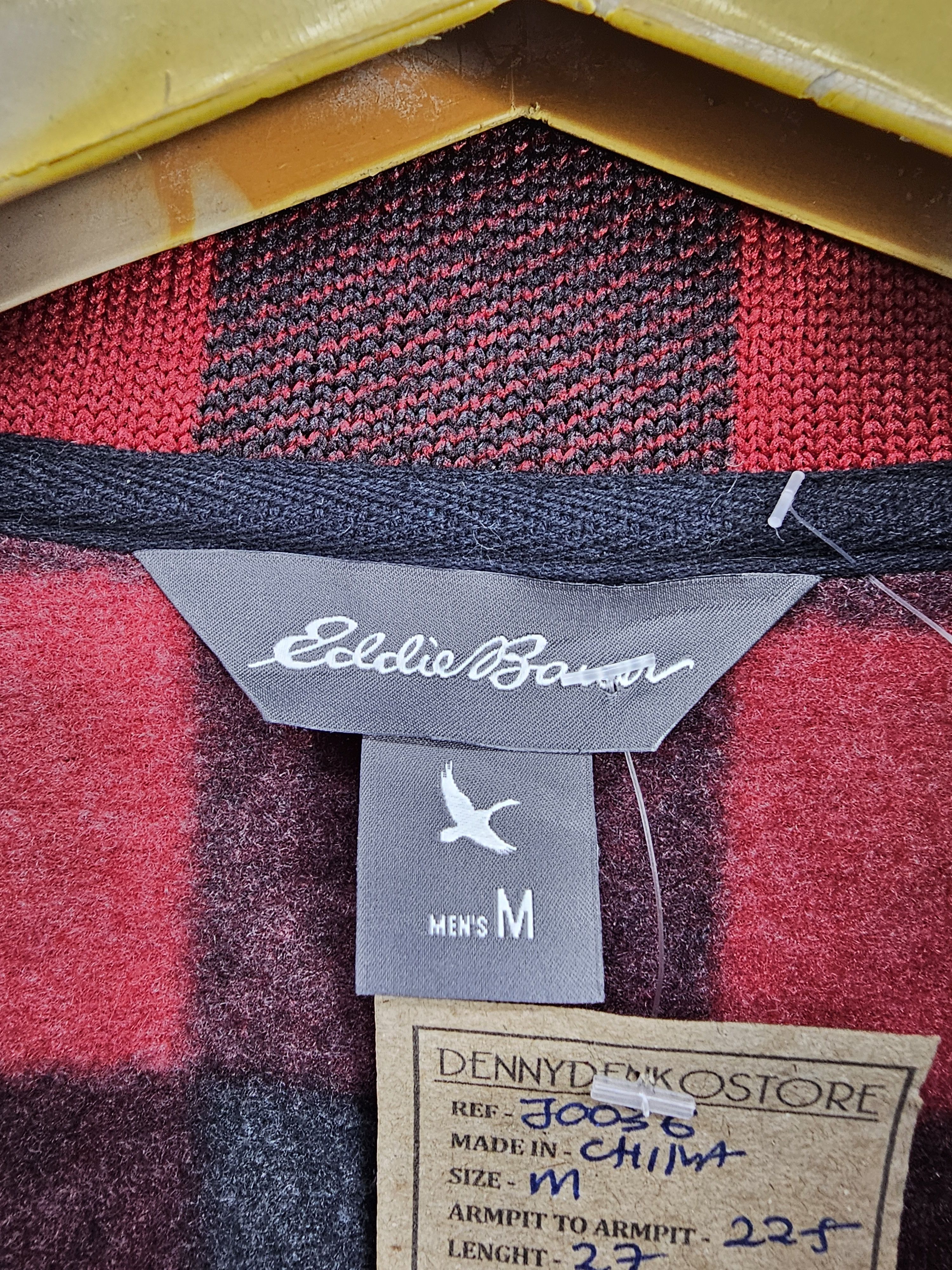 Eddie Bauer EDDIE BAUER Plaid Checked Red Jacket J0036 Size US M / EU 48-50 / 2 - 9 Thumbnail