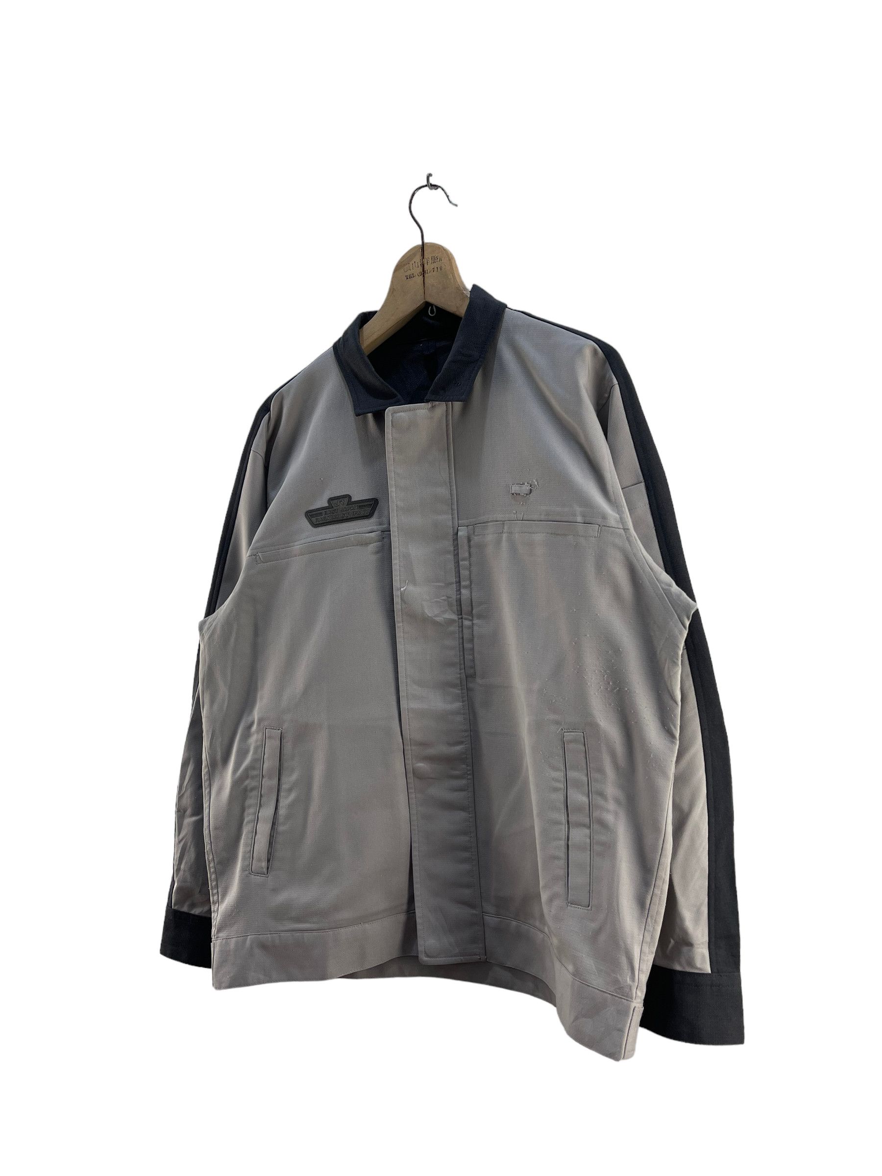 Japanese Brand Vintage East Japan Railway Company Worker Jacket Size US M / EU 48-50 / 2 - 4 Thumbnail