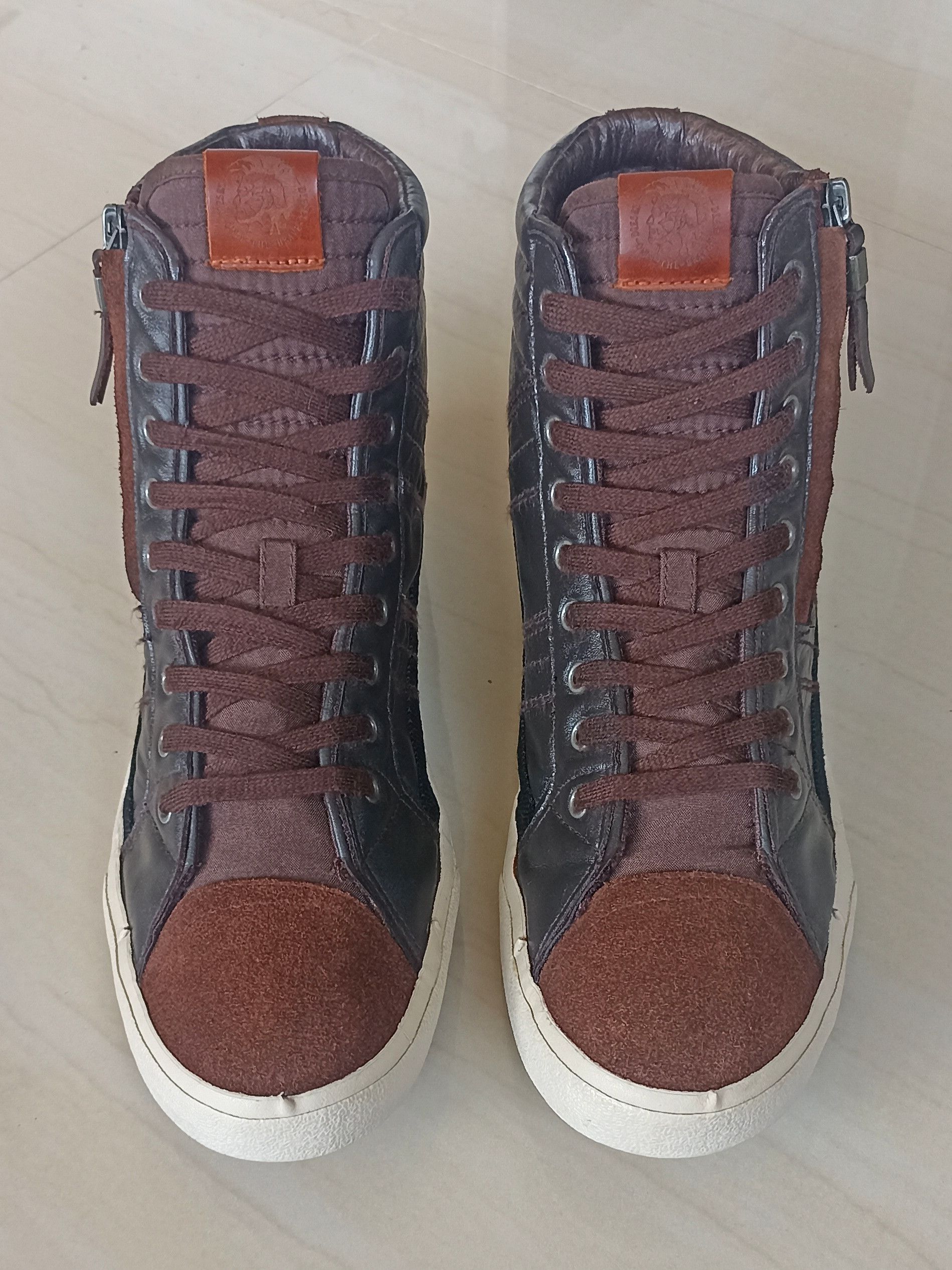 Diesel DIESEL D String High Cut Casual Vintage ( Side Zipper) Size US 10.5 / EU 43-44 - 6 Thumbnail