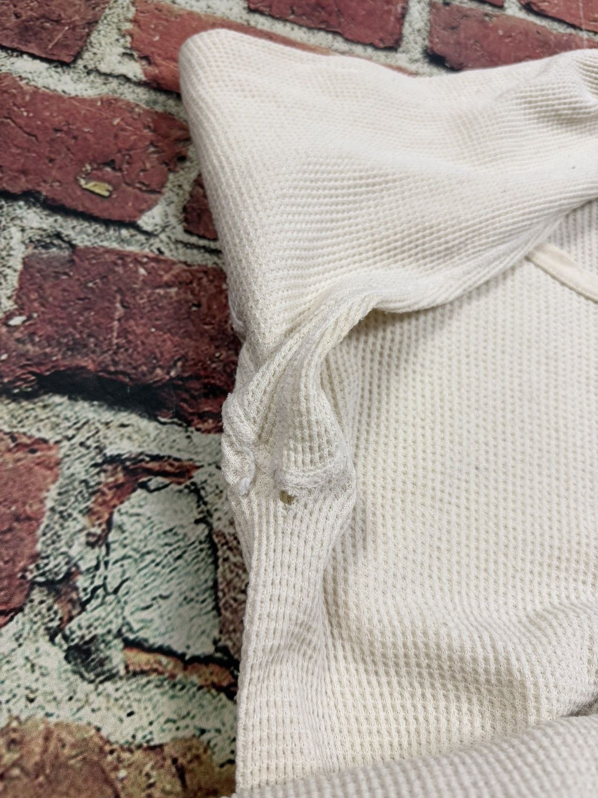 Other Vintage Morgan Mills Thermal Shirt Waffle Knit Cotton Works Size US XL / EU 56 / 4 - 11 Thumbnail