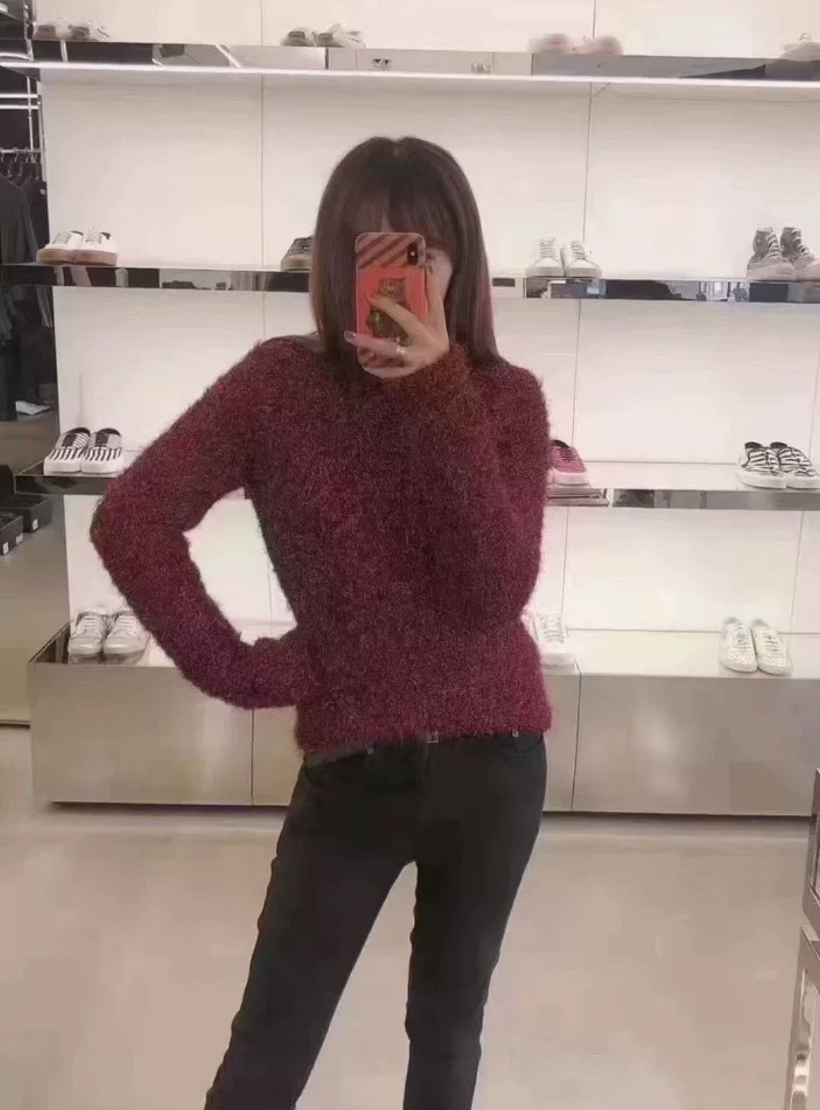 Yves Saint Laurent Saint Laurent SLP Bright Silk Sweater 2412-Nextarrow Size US S / EU 44-46 / 1 - 7 Thumbnail