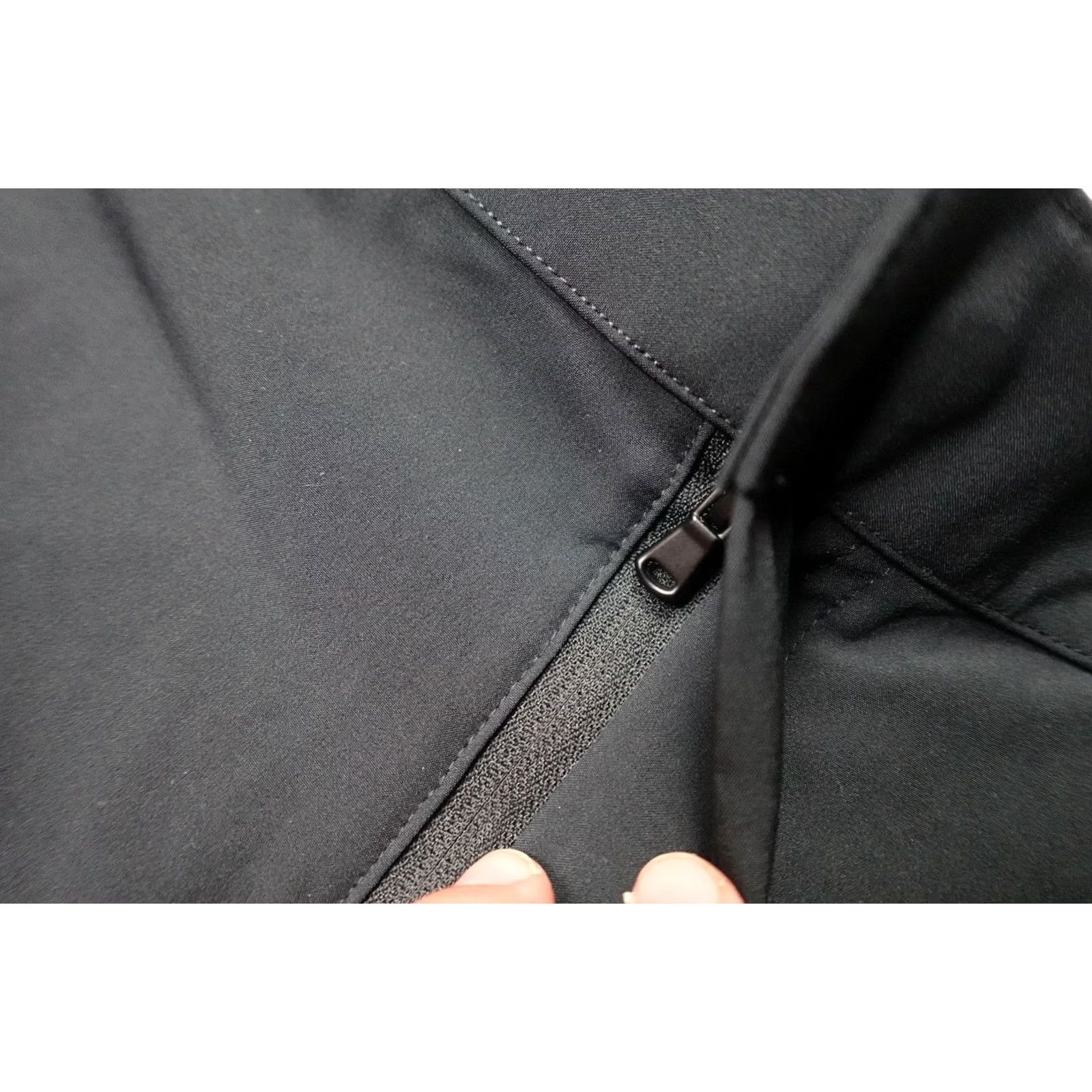 Fabletics Fabletics Pants Mens M Black Woven Elastic Waist Zip Pocket Khakis Stretch Size US 31 - 3 Thumbnail