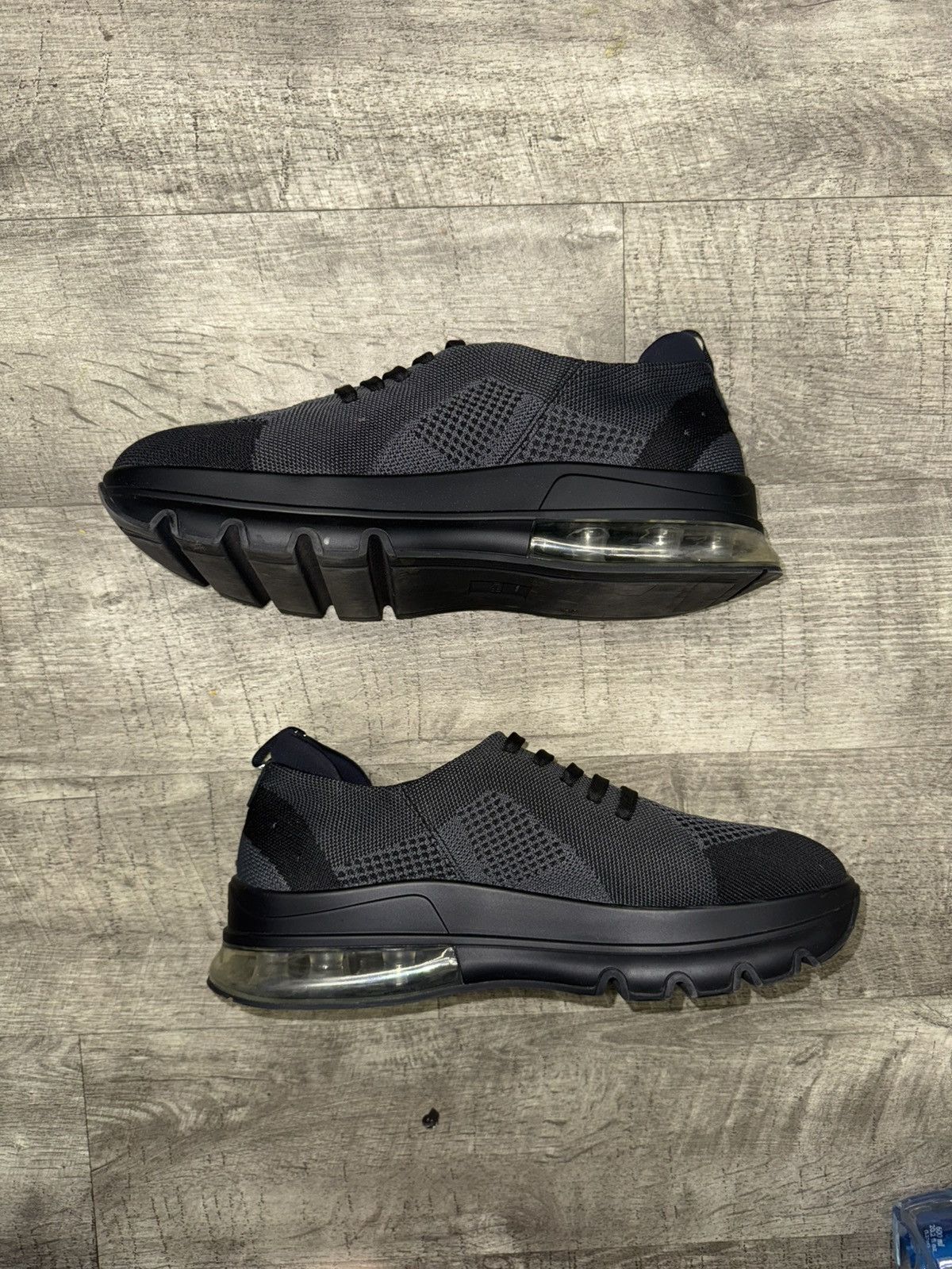 Fendi Fendi Men’s Slip-On Logo Calfskin Mesh Low Top Sneakers Size US 10 / EU 43 - 2 Thumbnail