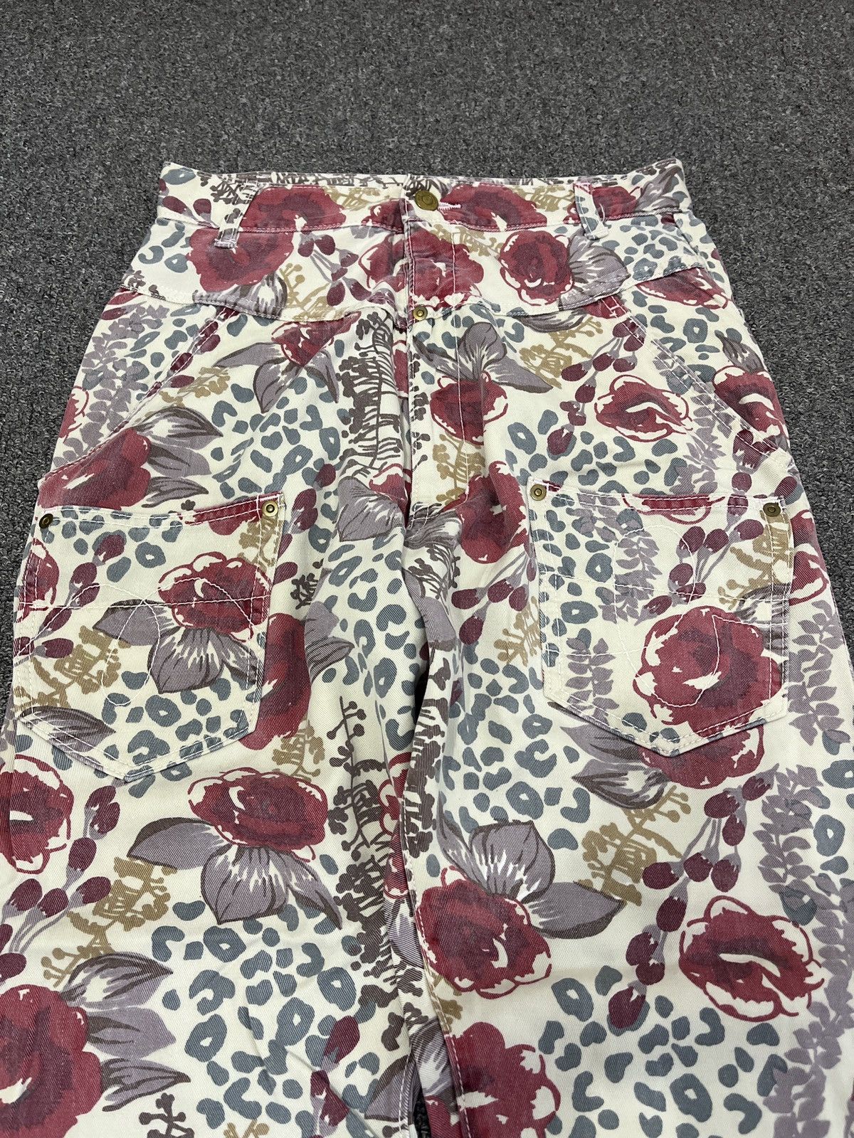Issey Miyake Mercibeaucoup Issey Miyake Floral pant Avant Garde Size US 28 / EU 44 - 4 Thumbnail