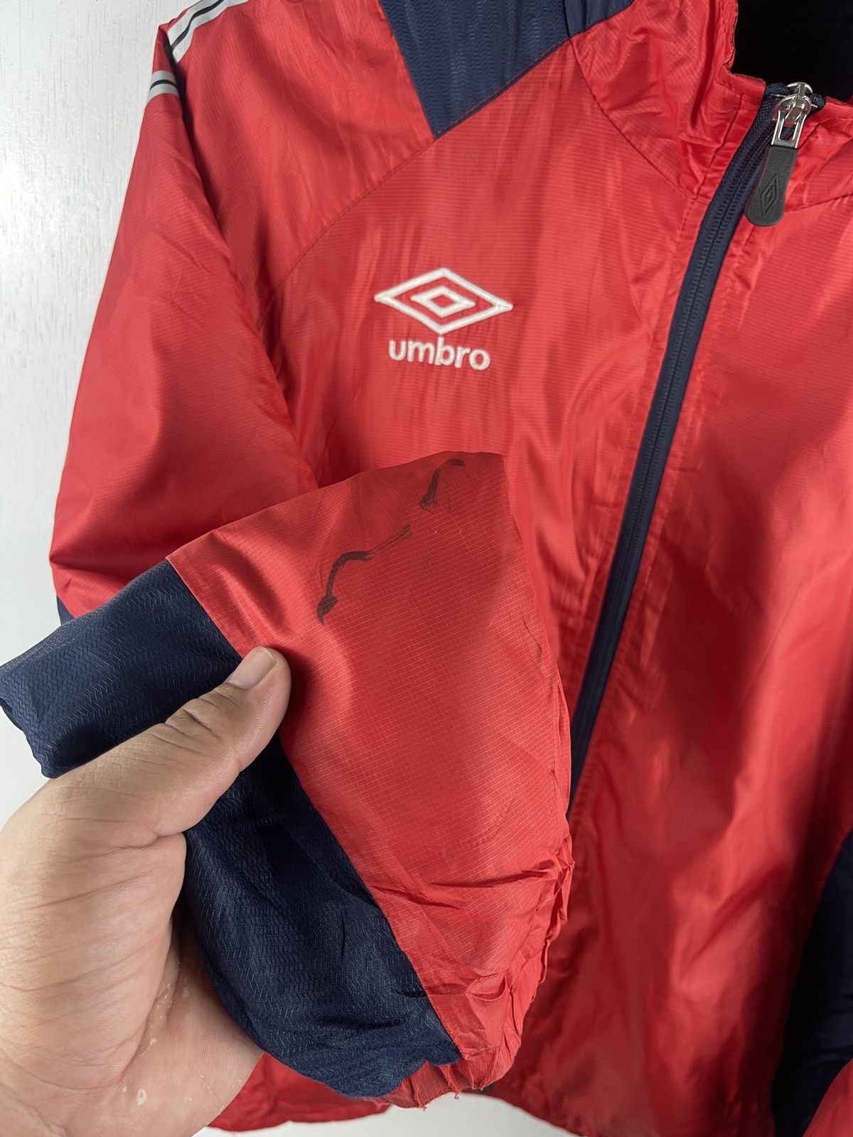 Umbro × Vintage Vintage🔥 Umbro Zip Track Light Jacket Casual Sportswear Size US L / EU 52-54 / 3 - 6 Thumbnail