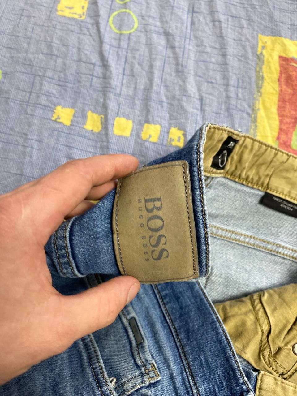 Hugo Boss VINTAGE BAGGY HUGO BOSS FADED DENIM JEANS Size US 32 / EU 48 - 15 Thumbnail
