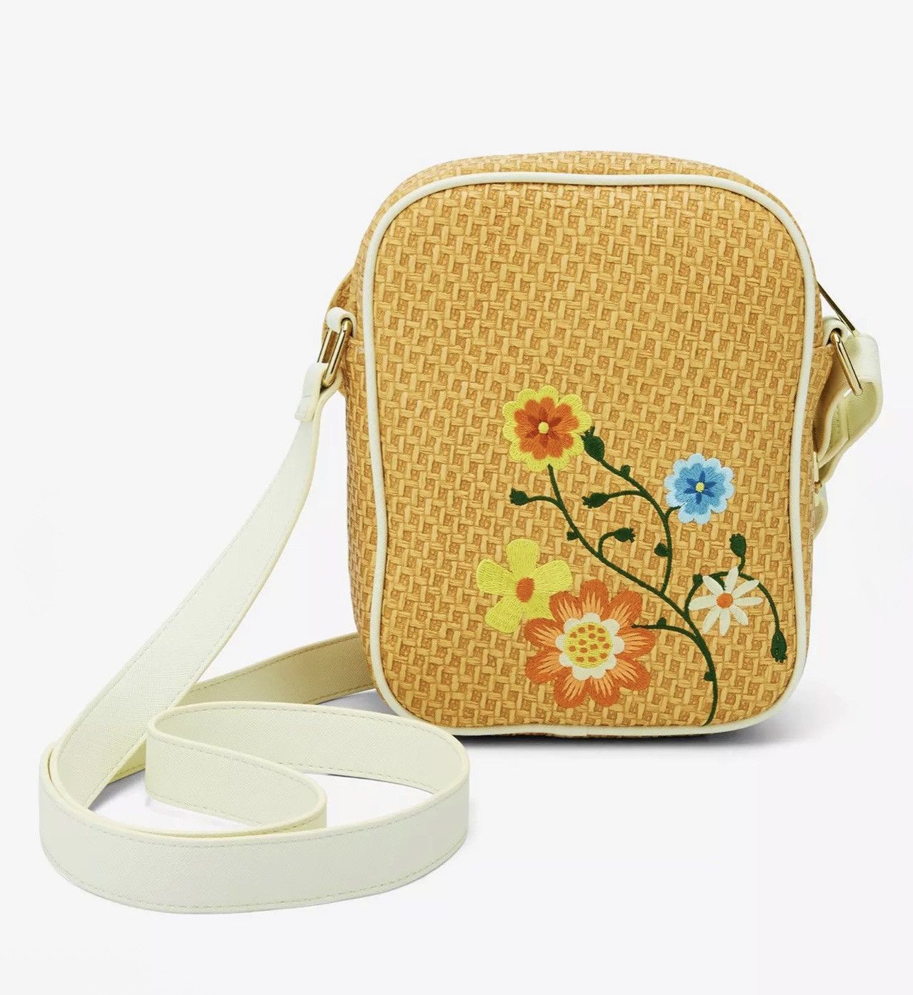 Other Loungefly Disney Minnie Mouse Raffia Floral Ears Crossbody Size ONE SIZE - 3 Thumbnail