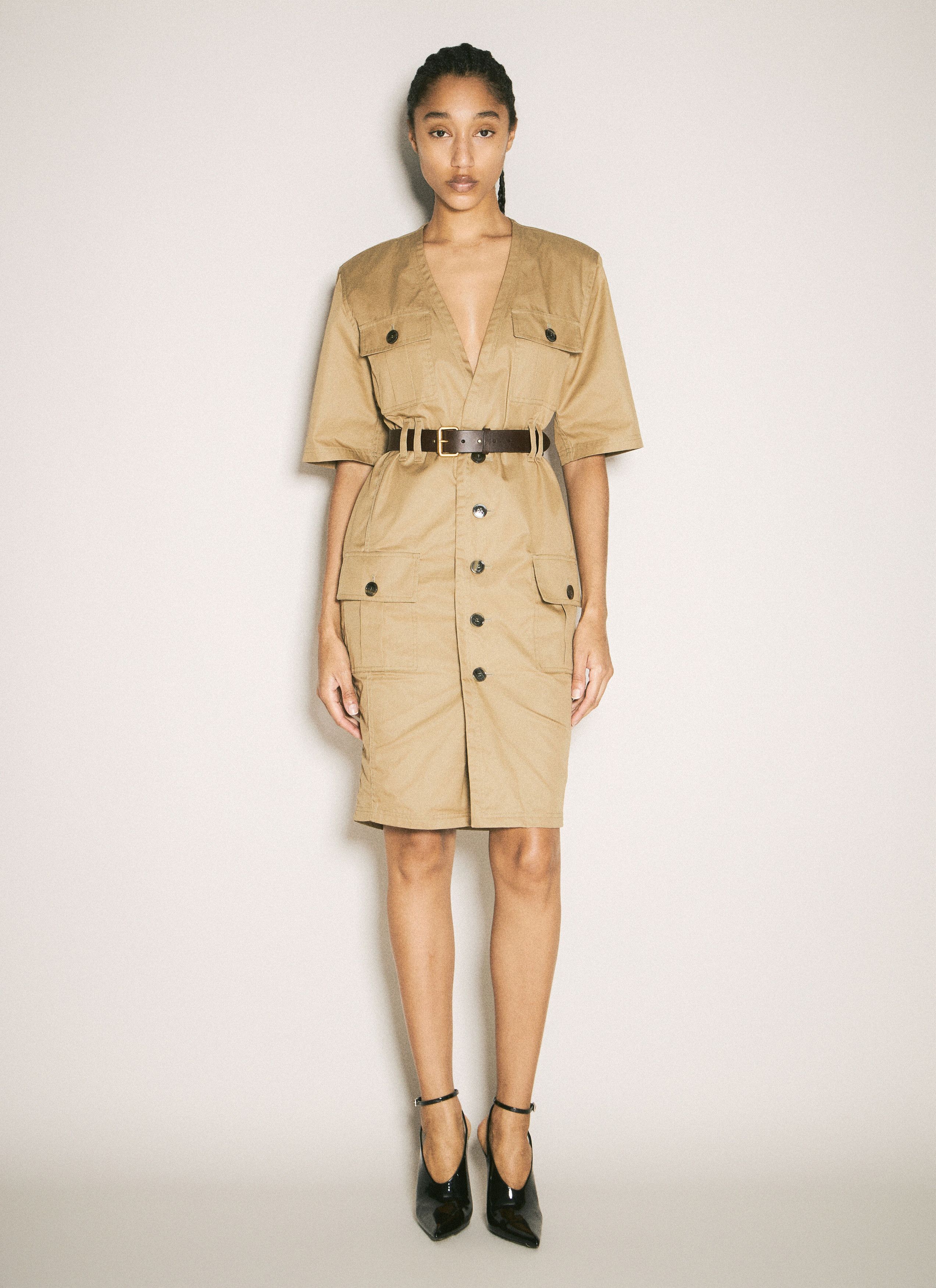 Saint Laurent Paris Utility Shirt Dress Size XS / US 0-2 / IT 36-38 - 1 Thumbnail
