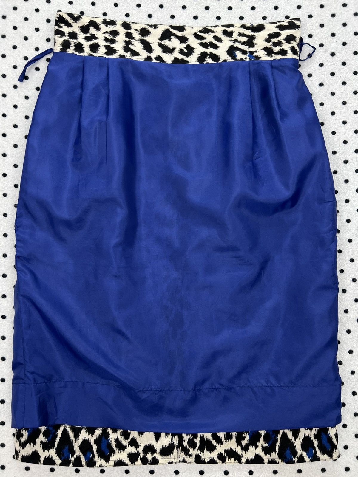 Jean-Louis Scherrer Vintage Jean-Louis Scherrer Leopard Skirt Size 28" / US 6 / IT 42 - 3 Thumbnail