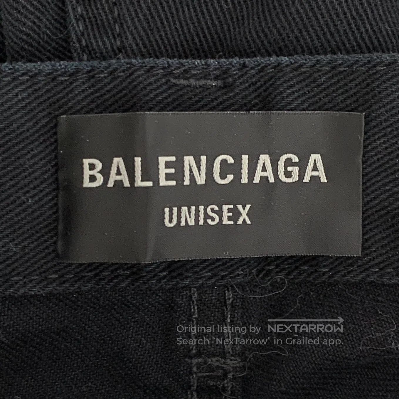 Balenciaga Balenciaga size L Black cotton casual denim long pants| Size US 27 - 6 Thumbnail
