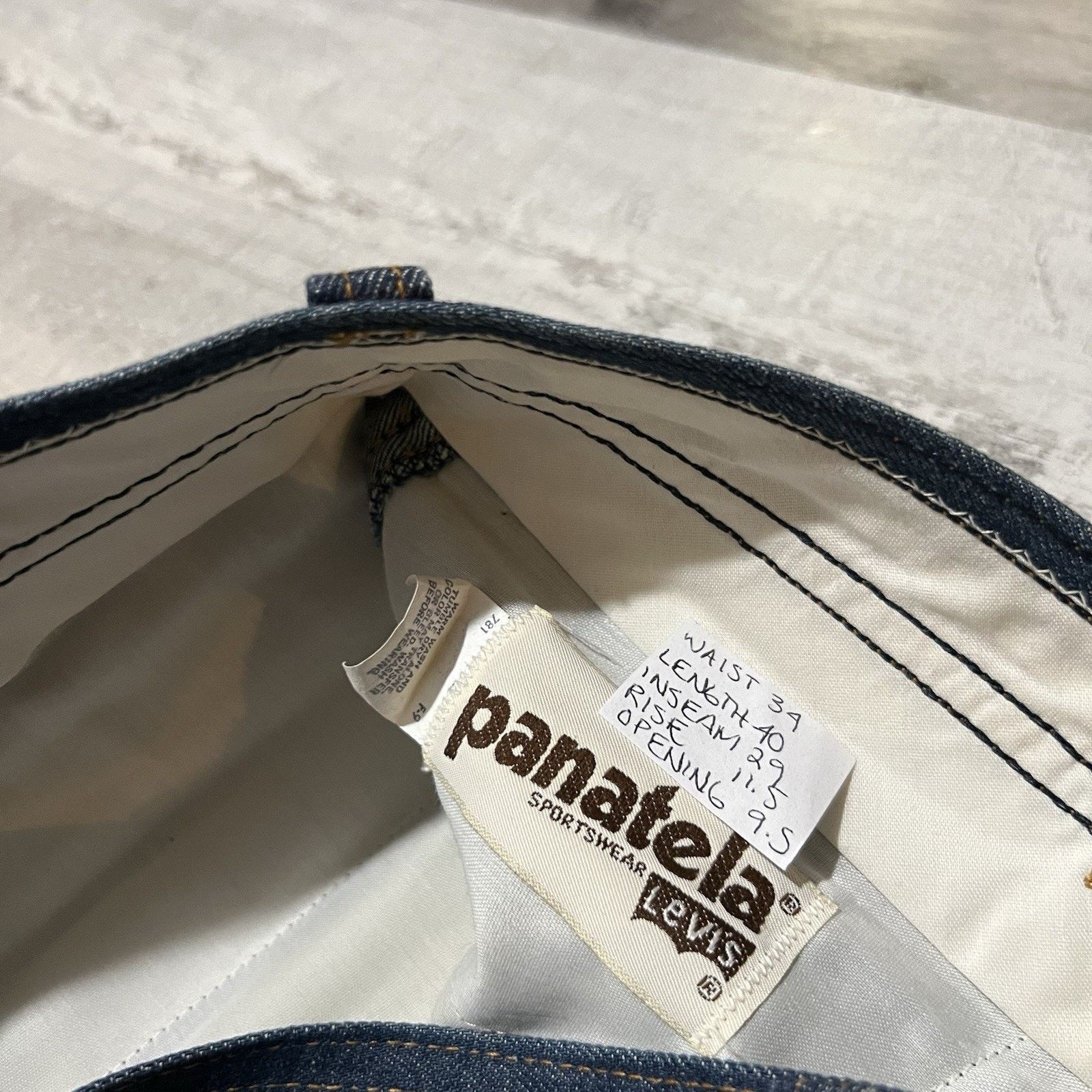 Levi's VTG Levi’s Panatela 70s Jeans Western High Rise Boot Cut 34 Size US 34 / EU 50 - 8 Thumbnail