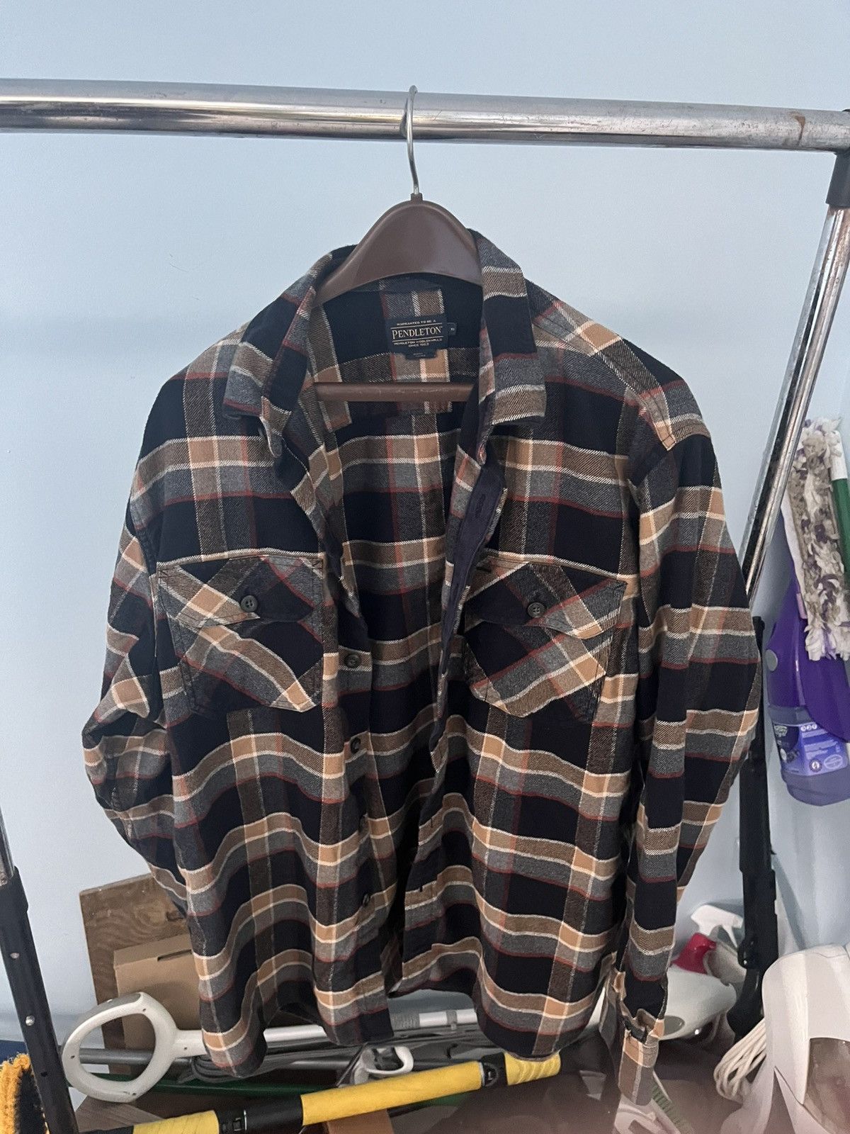 Pendleton Black and Brown Pendleton Flannel Size US XL / EU 56 / 4 - 1 Thumbnail