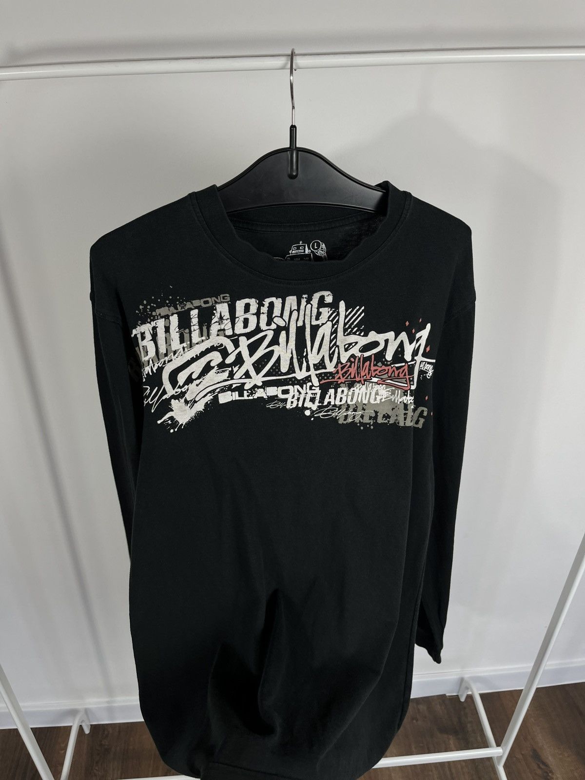 Billabong Billabong Black Long Sleeve Surf Graphic Tee Size L Size US L / EU 52-54 / 3 - 7 Thumbnail