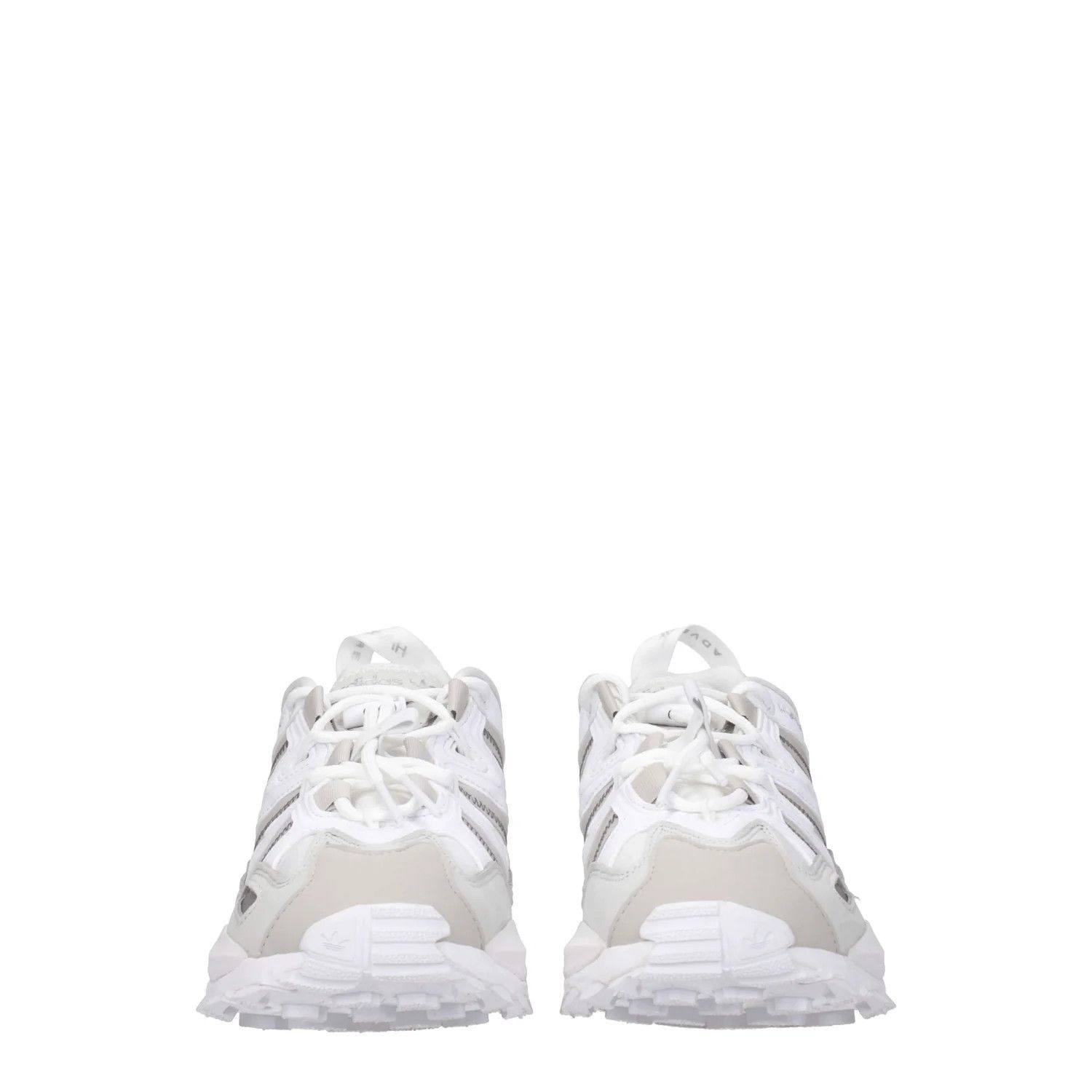 Adidas ob1o1e0625 Fabric Low-Top Sneakers in White/Silver Size US 9.5 / EU 42-43 - 3 Thumbnail