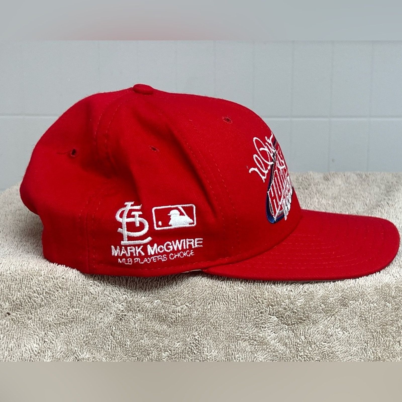 New Era Home Run Mark McGwire St Louis Cardinals Hat 1998 DEADSTOCK Size ONE SIZE - 2 Thumbnail