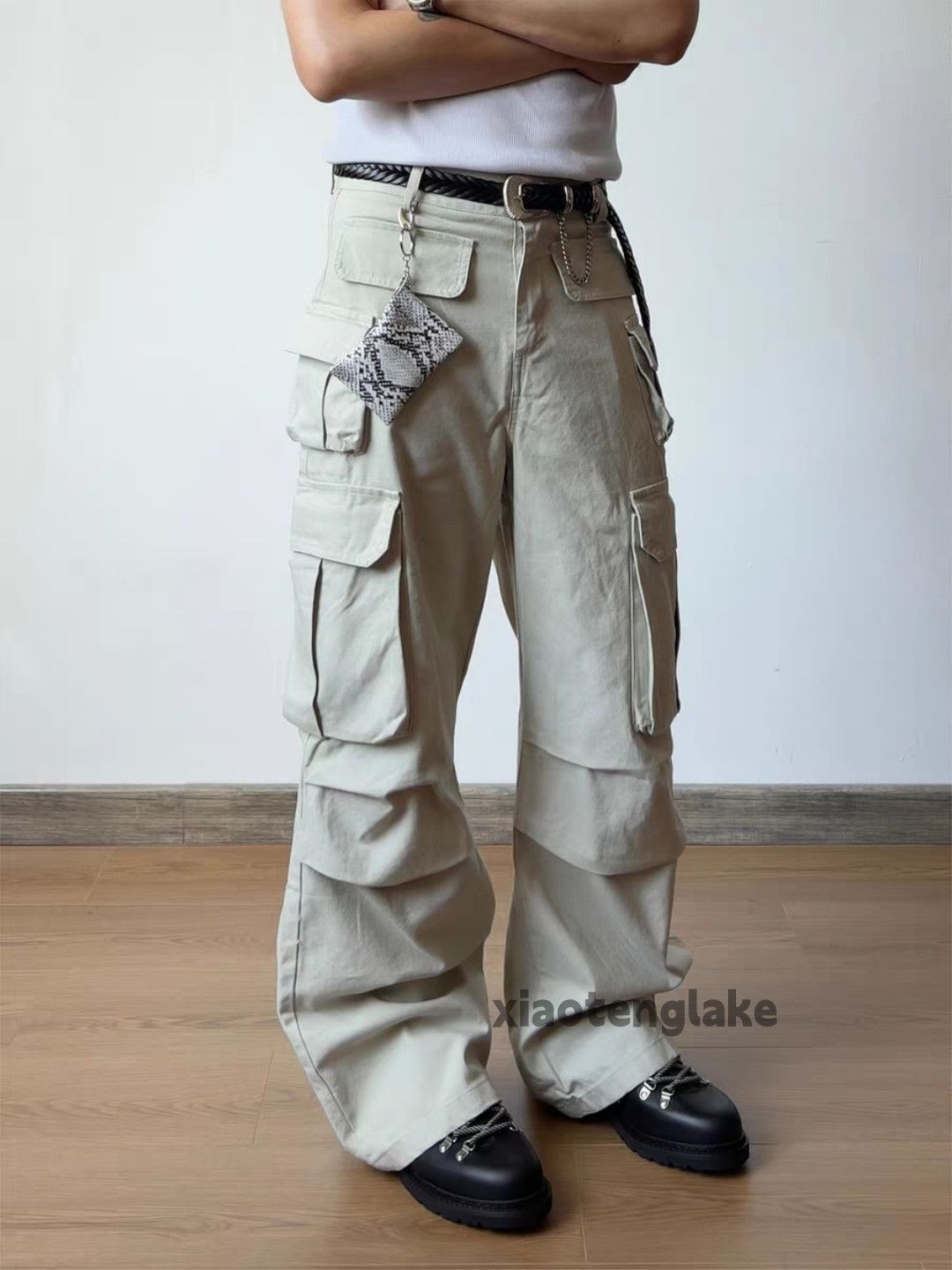Vintage xtl skate hiphop loose yuppie flared outdoor pants Size US 28 / EU 44 - 4 Thumbnail