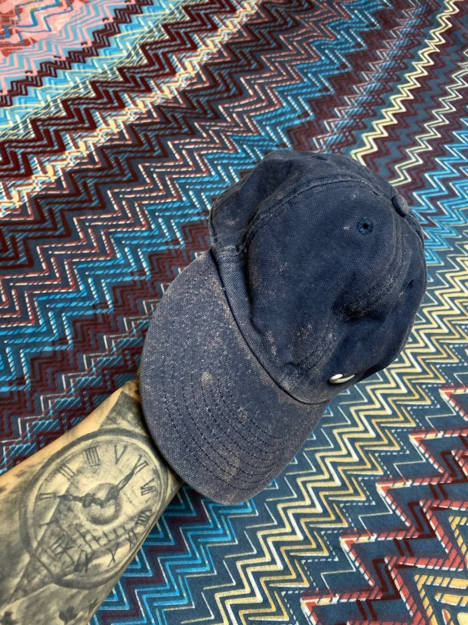 Nike Vintage Nike FADED Cap logo streetwear y2k rare drill Size ONE SIZE - 4 Thumbnail