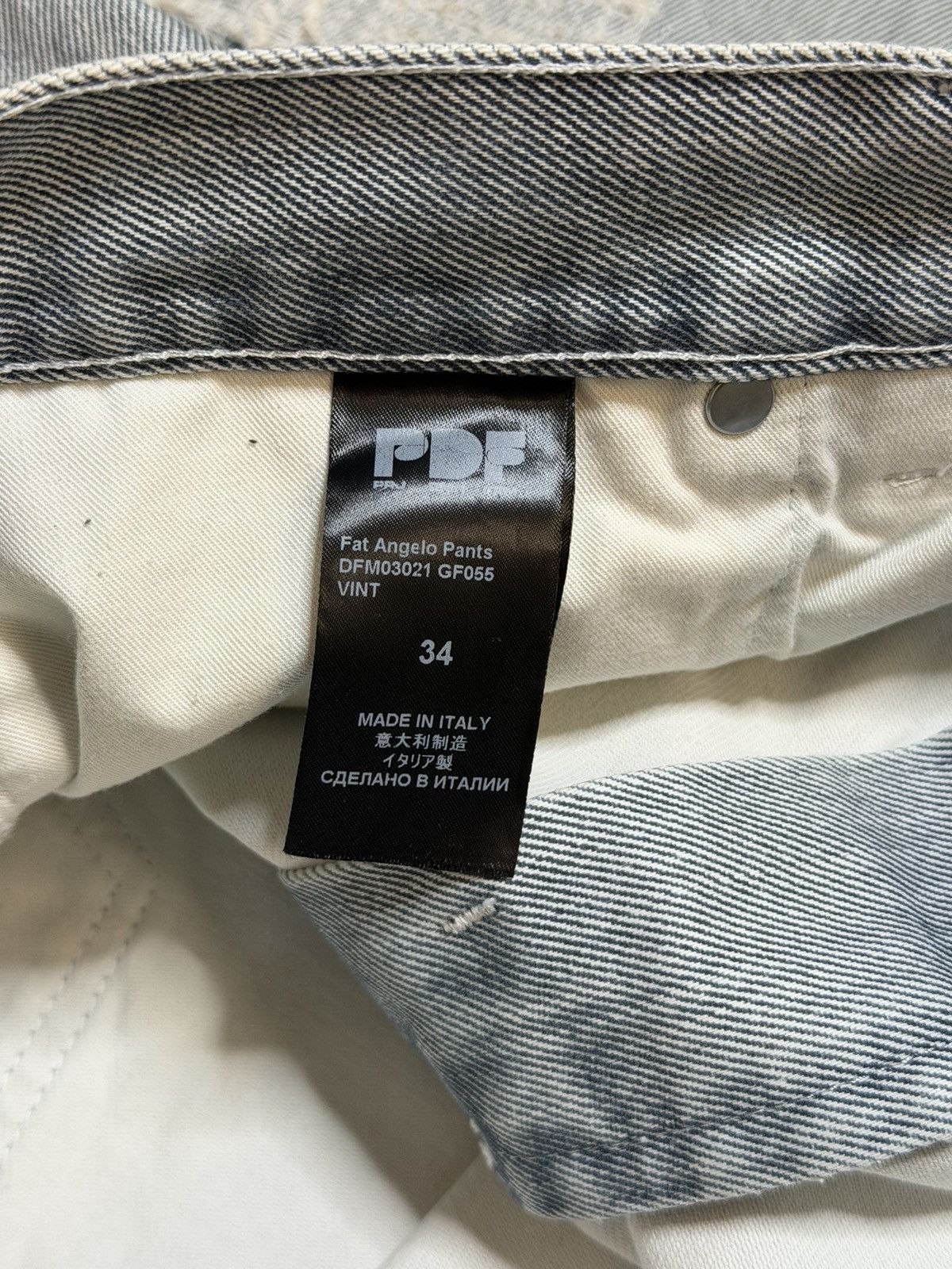 PDF PDF Fat Angelo Denim Pants Size US 34 / EU 50 - 8 Thumbnail