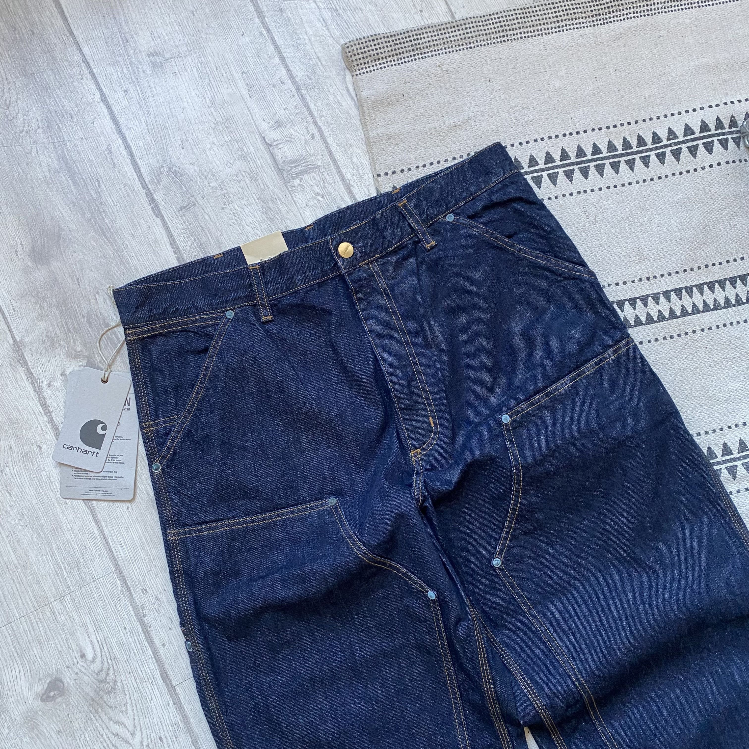 Carhartt 👖Worker Carhartt double knee jeans 13oz Workwear Skater Size US 32 / EU 48 - 2 Thumbnail