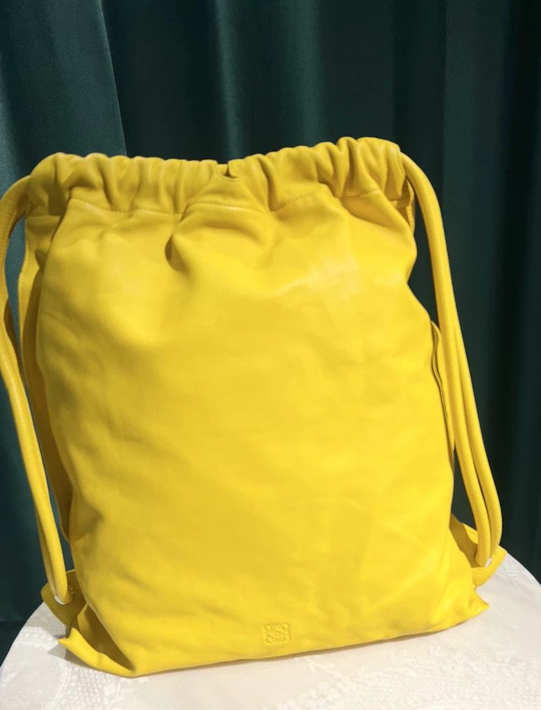 Loewe LOEWE size os Yellow pull cord bag shoulder bag Size ONE SIZE - 3 Thumbnail
